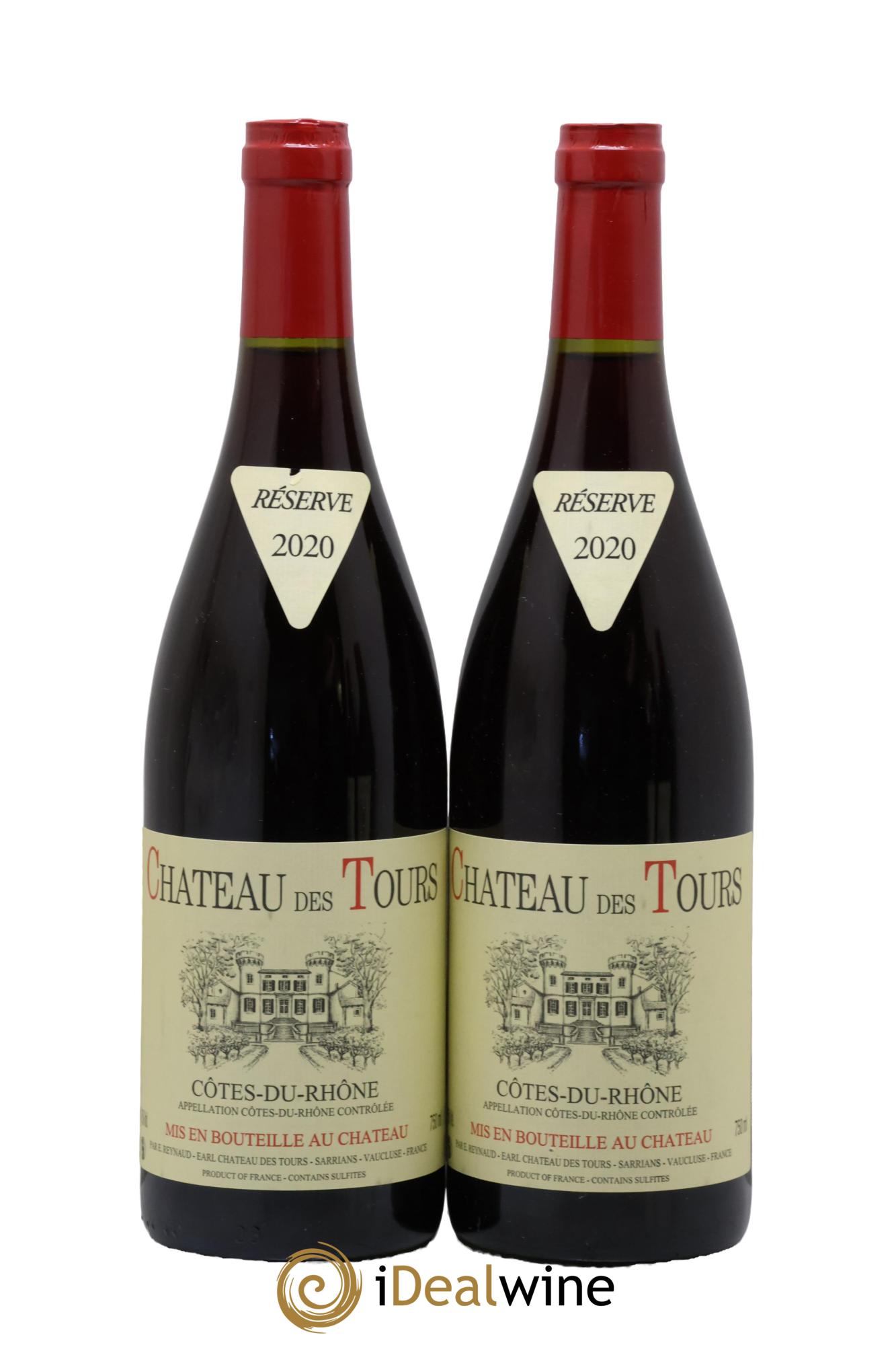 Côtes-du-Rhône Château des Tours Emmanuel Reynaud 2020 - Lot of 2 bottles - 0