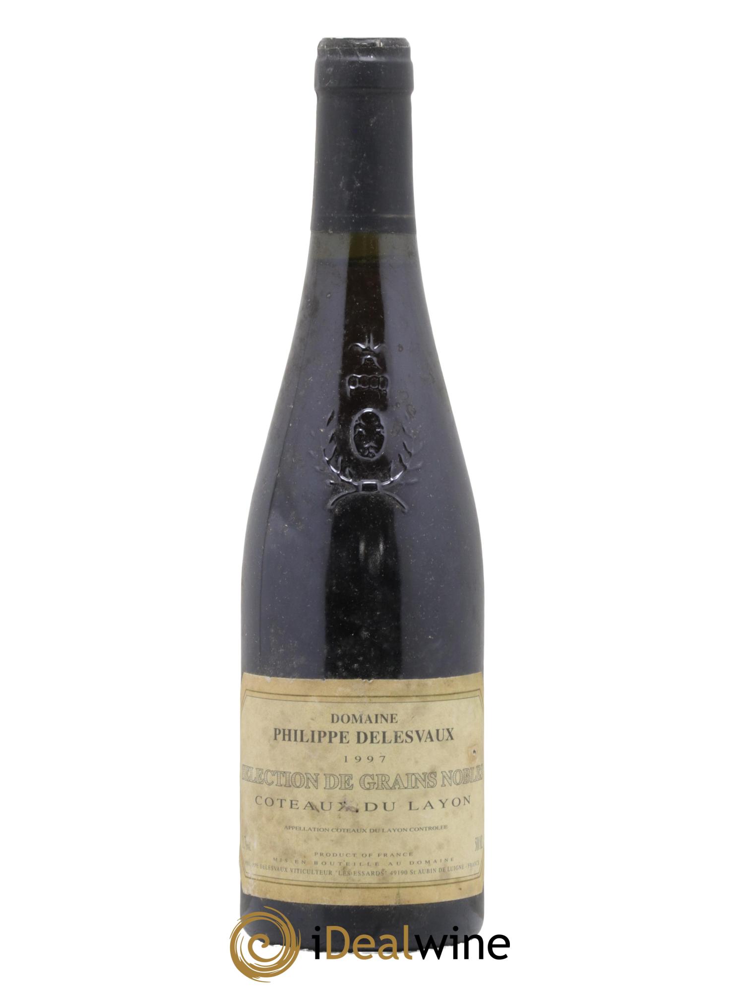 Coteaux du Layon Selection de grains nobles Delesvaux 1997 - Lot de 1 format 50cl - 0