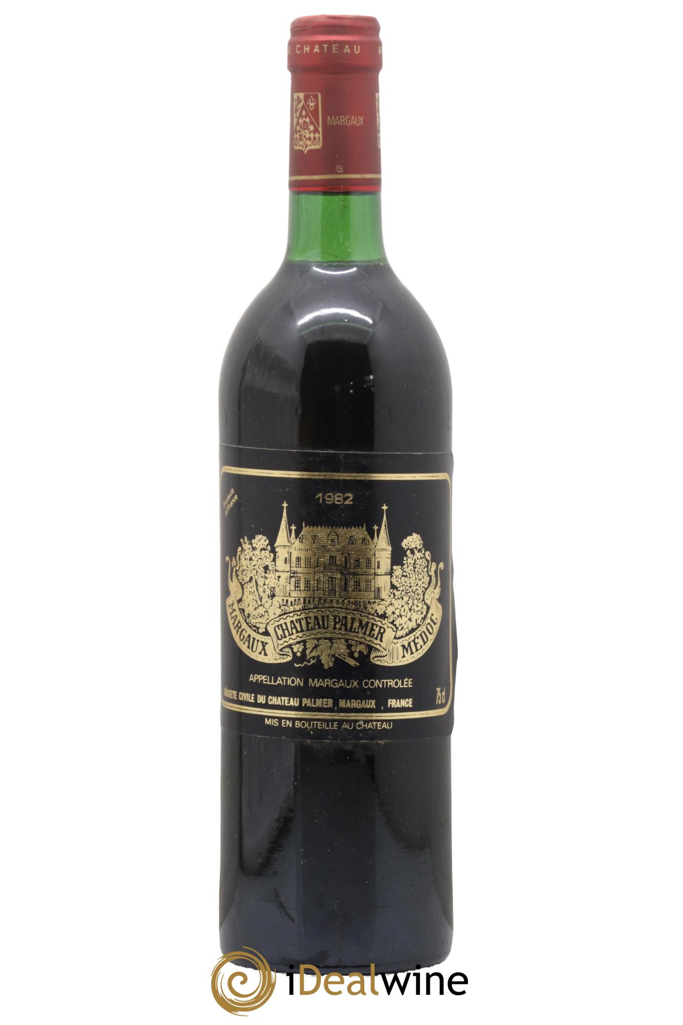 Château Palmer 3ème Grand Cru Classé 1982 - Lot de 1 bouteille - 0