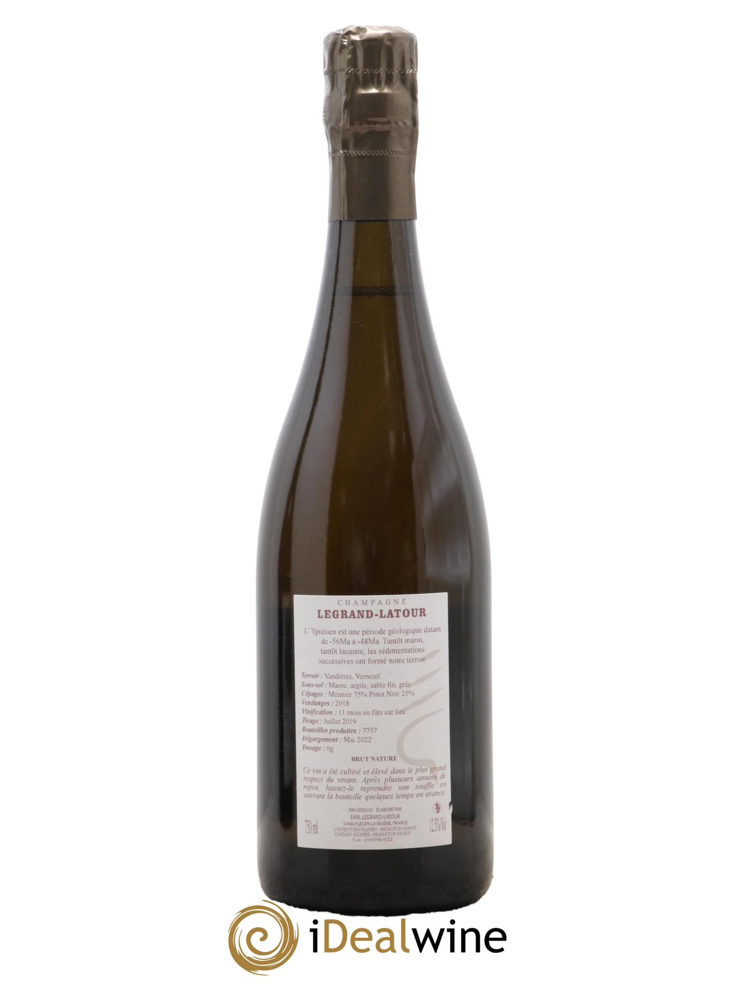 Yprésien Legrand Latour 2018 - Lot de 1 bouteille - 1