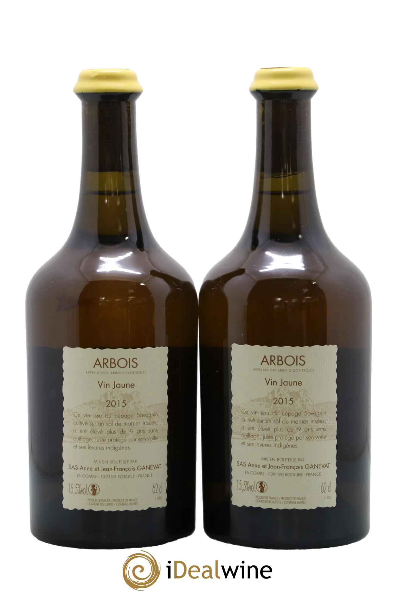Arbois Vin Jaune Jean François Ganevat 2015 - Lotto di 2 clavelin - 1