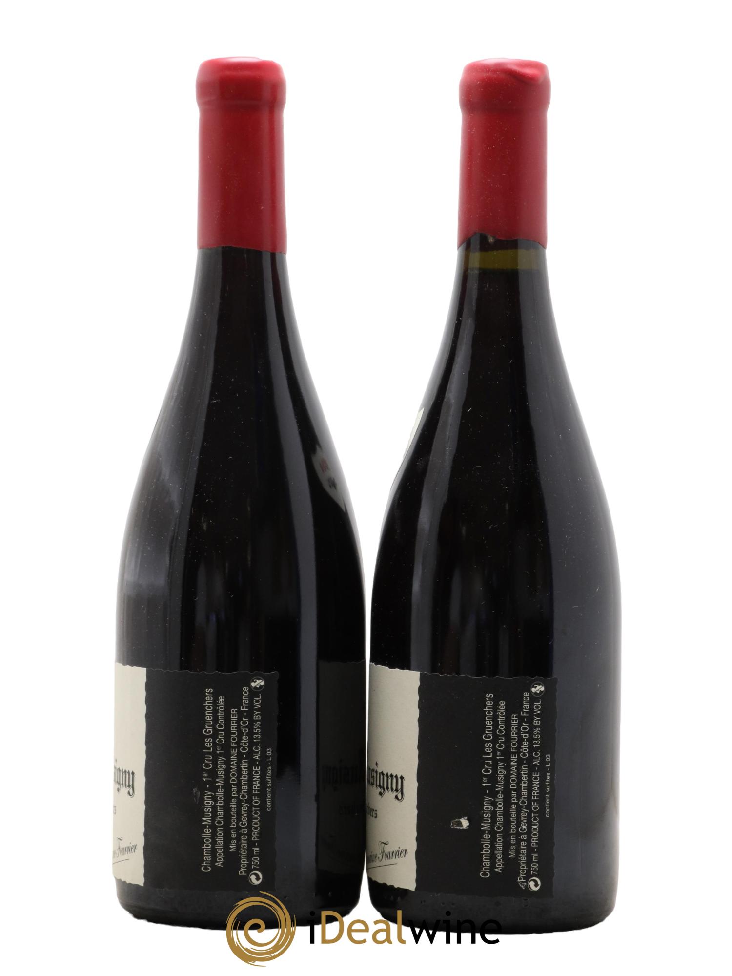 Chambolle-Musigny 1er Cru Les Gruenchers Vieille Vigne Fourrier (Domaine) 2014 - Lot de 2 bouteilles - 1