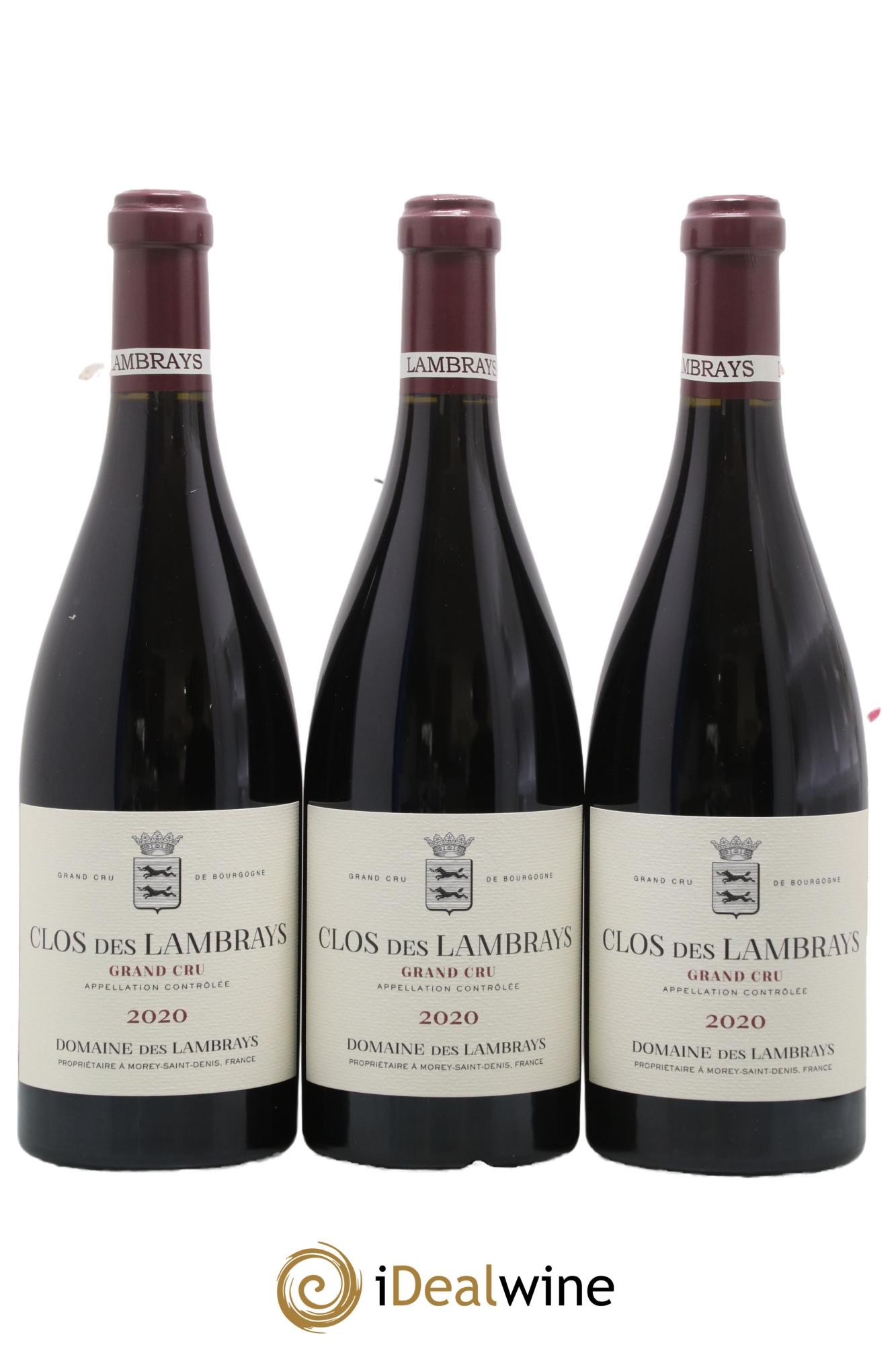 Clos des Lambrays Grand Cru Domaine des Lambrays 2020 - Lotto di 3 bottiglie - 0