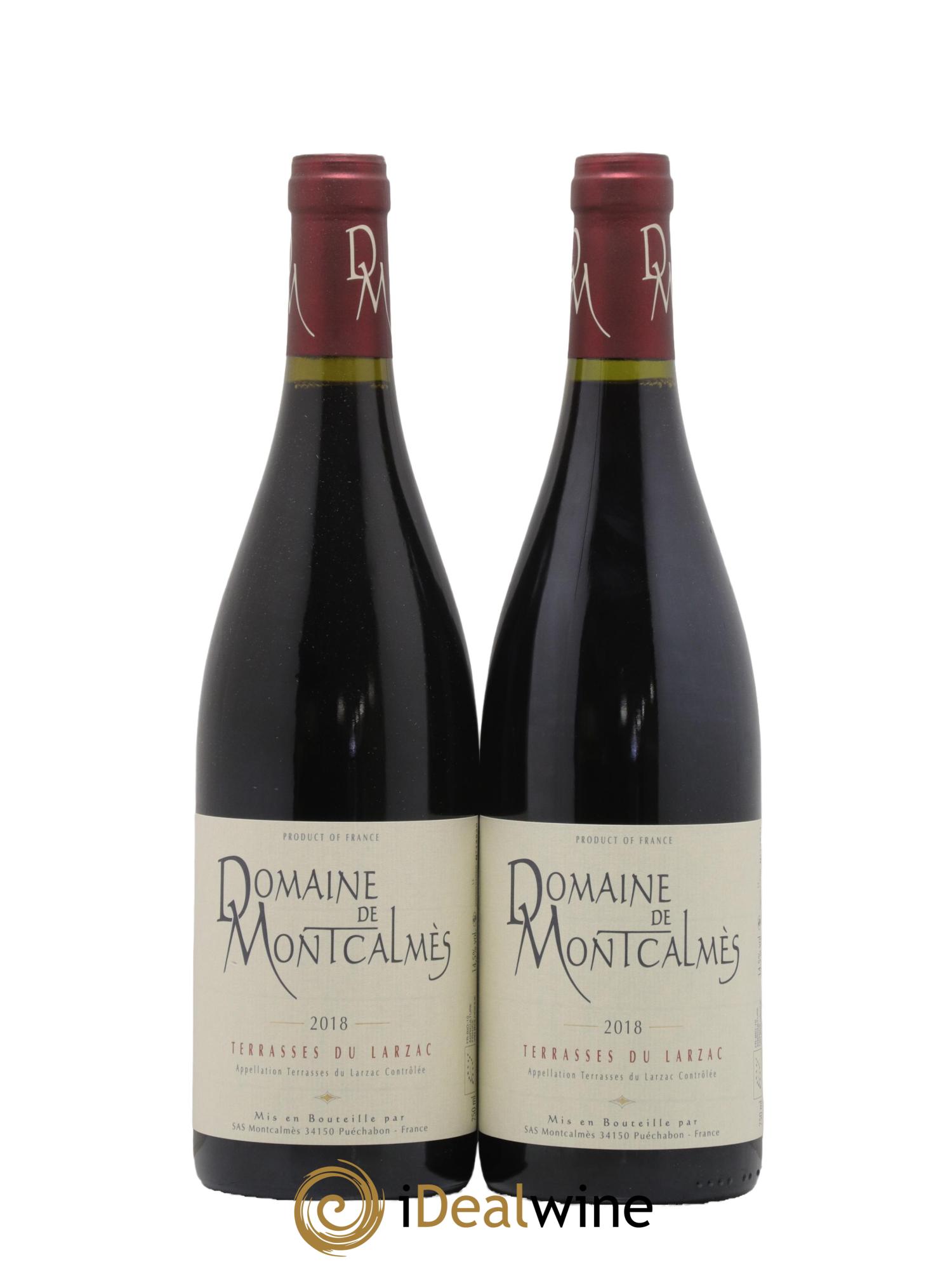 Terrasses du Larzac Domaine de Montcalmès Frédéric Pourtalié 2018 - Lot de 2 bouteilles - 0