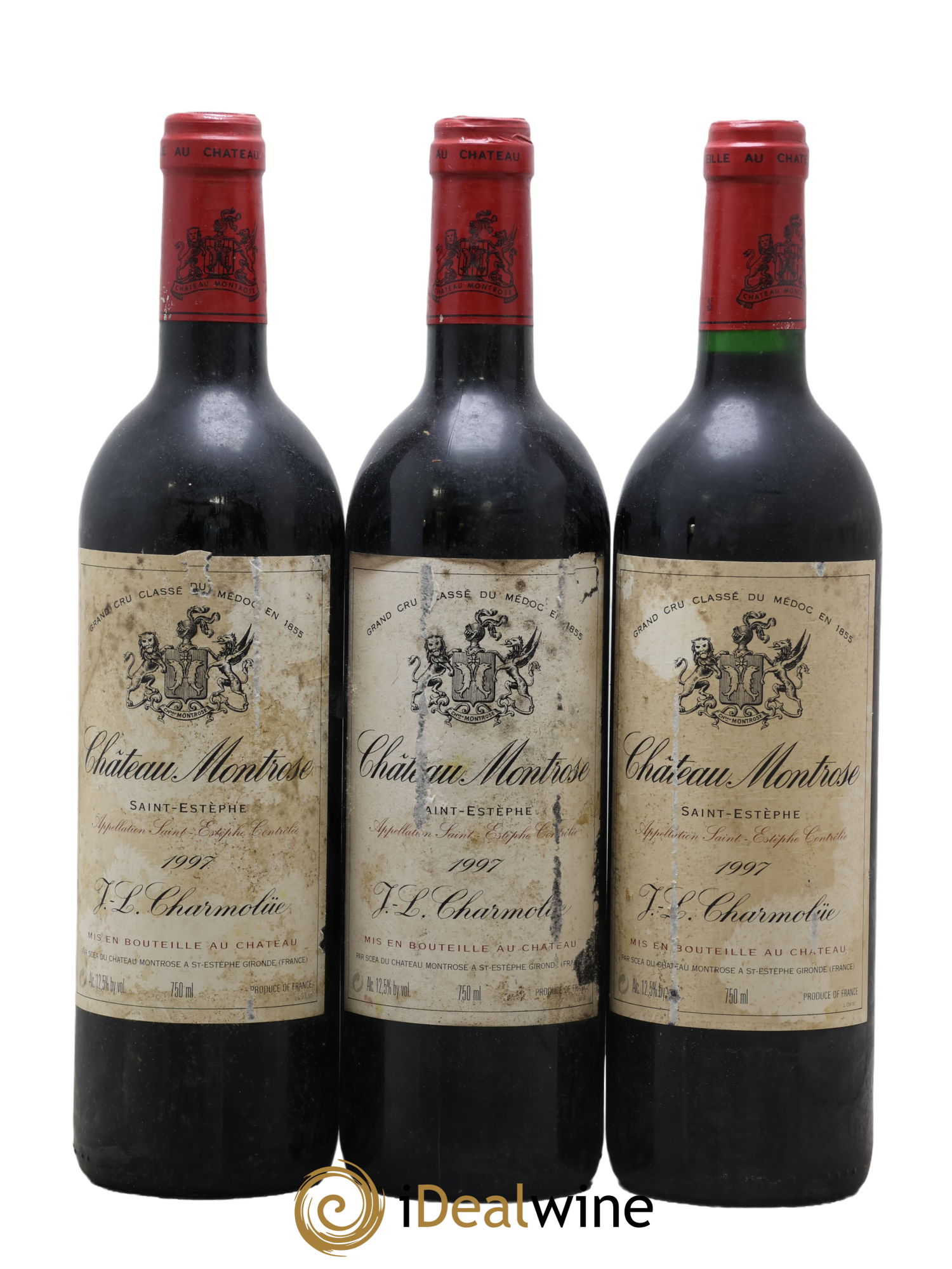 Château Montrose 2ème Grand Cru Classé 1997 - Lot de 3 bouteilles - 0