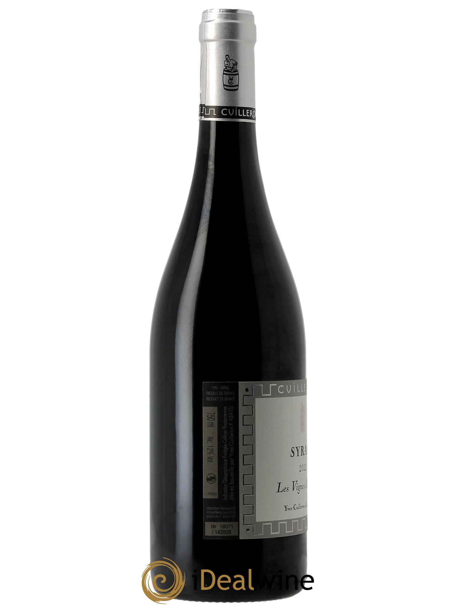 IGP Collines Rhodaniennes Syrah les Vignes d'à côté Yves Cuilleron (Domaine) 2022 - Lot of 1 bottle - 1