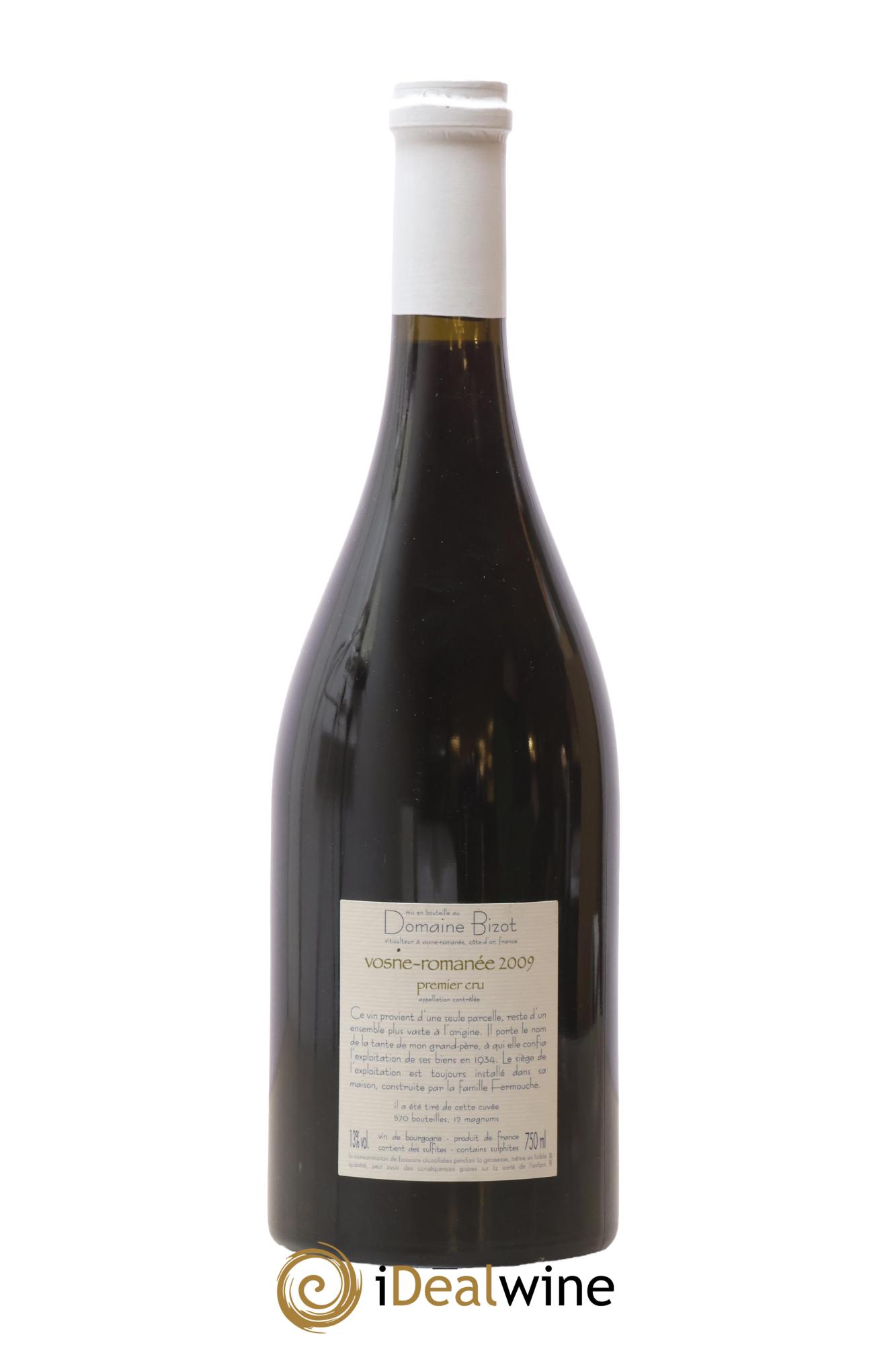 Vosne-Romanée 1er Cru Elise Fermouche Bizot (Domaine) 2009 - Lot of 1 bottle - 1