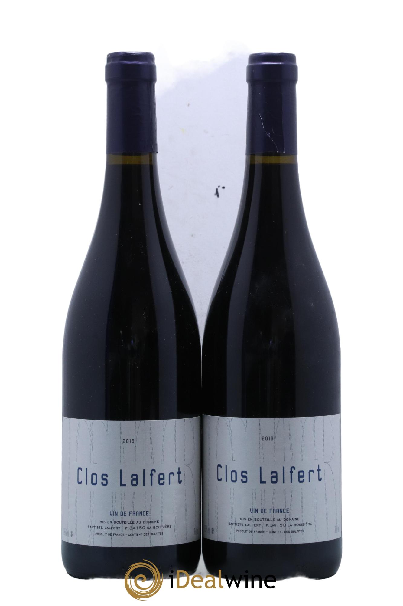 Vin de France Clos Lalfert - Baptiste Lalfert 2019 - Lot de 2 bouteilles - 0