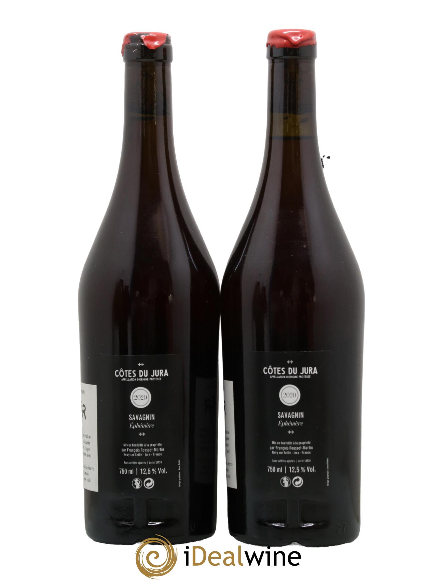 Vin de France Maceration Savagnin Ephemere Francois Rousset-Martin 2020 - Lot of 2 bottles - 1
