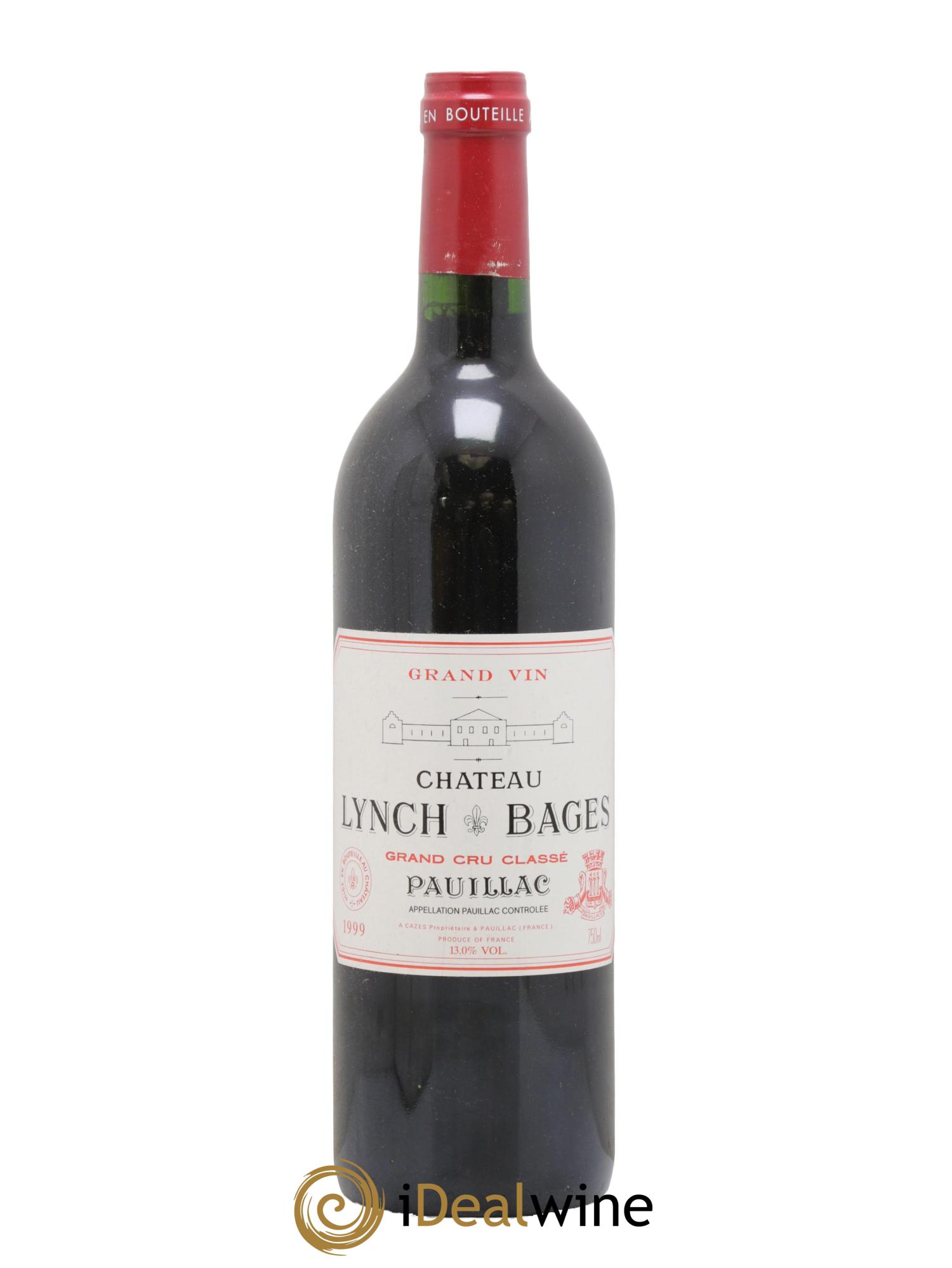 Château Lynch Bages 5ème Grand Cru Classé 1999 - Lot de 1 bouteille - 0