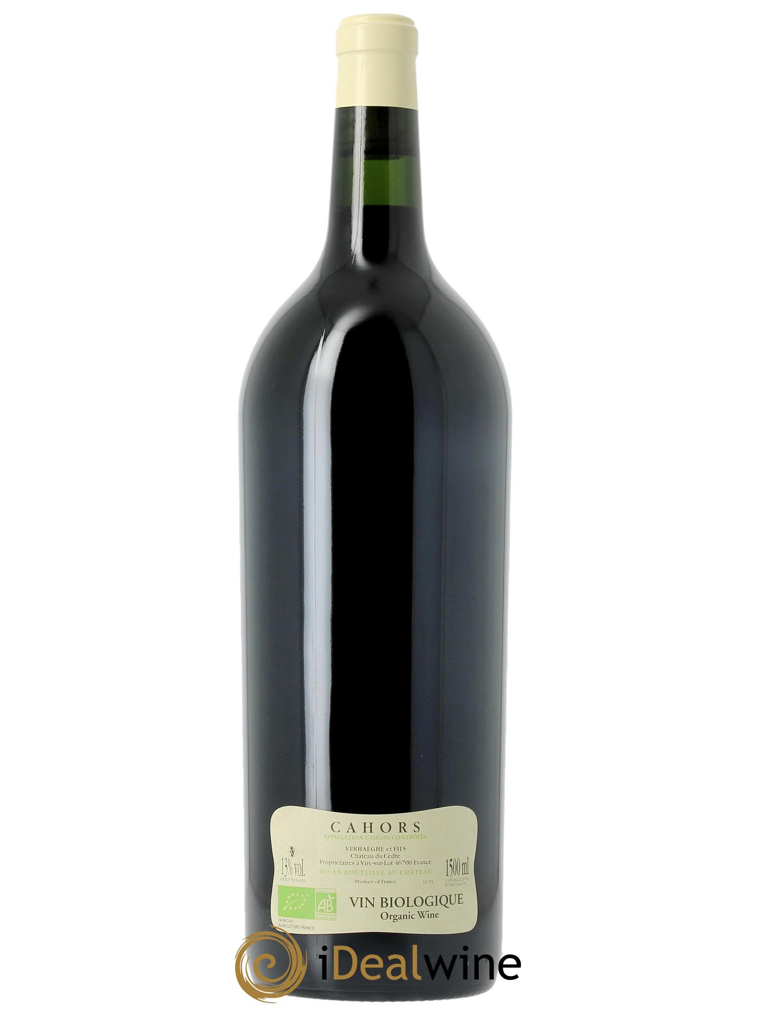 Cahors Château du Cèdre Cuvée Le Cèdre Pascal et Jean-Marc Verhaeghe 2015 - Lot of 1 magnum - 1