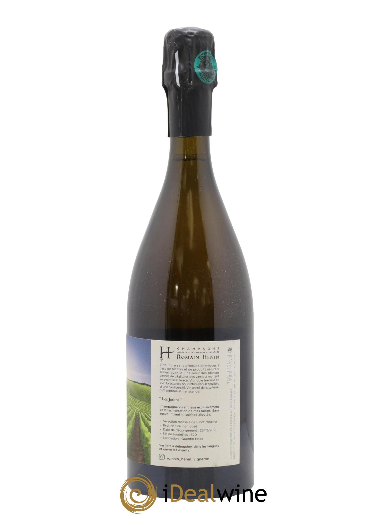 Les Jodins (non-dosé) Pascal Henin - Romain Henin - Lot de 1 bouteille - 1