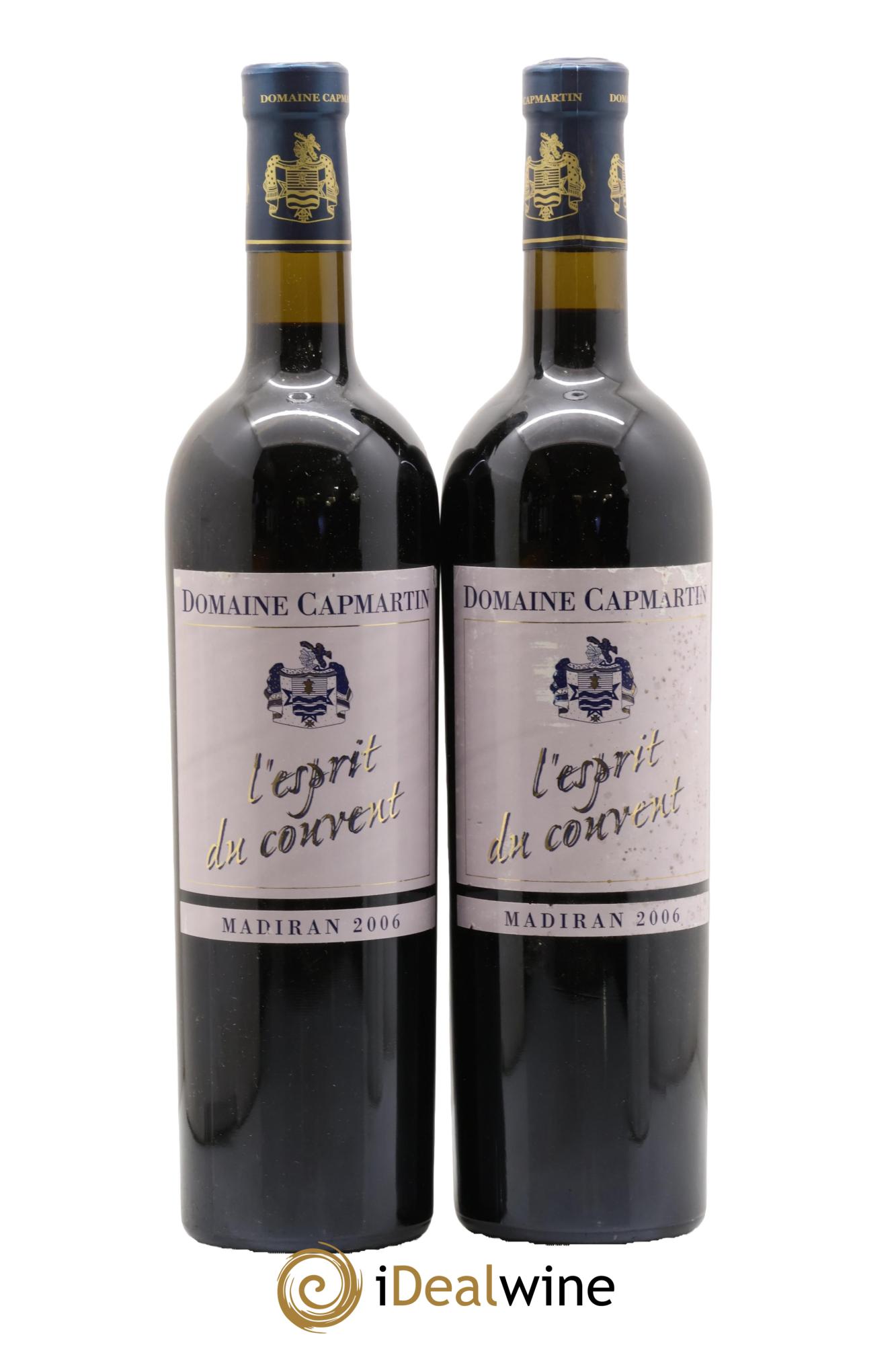 Madiran L'Esprit du Couvent Capmartin 2006 - Lot de 2 bouteilles - 0