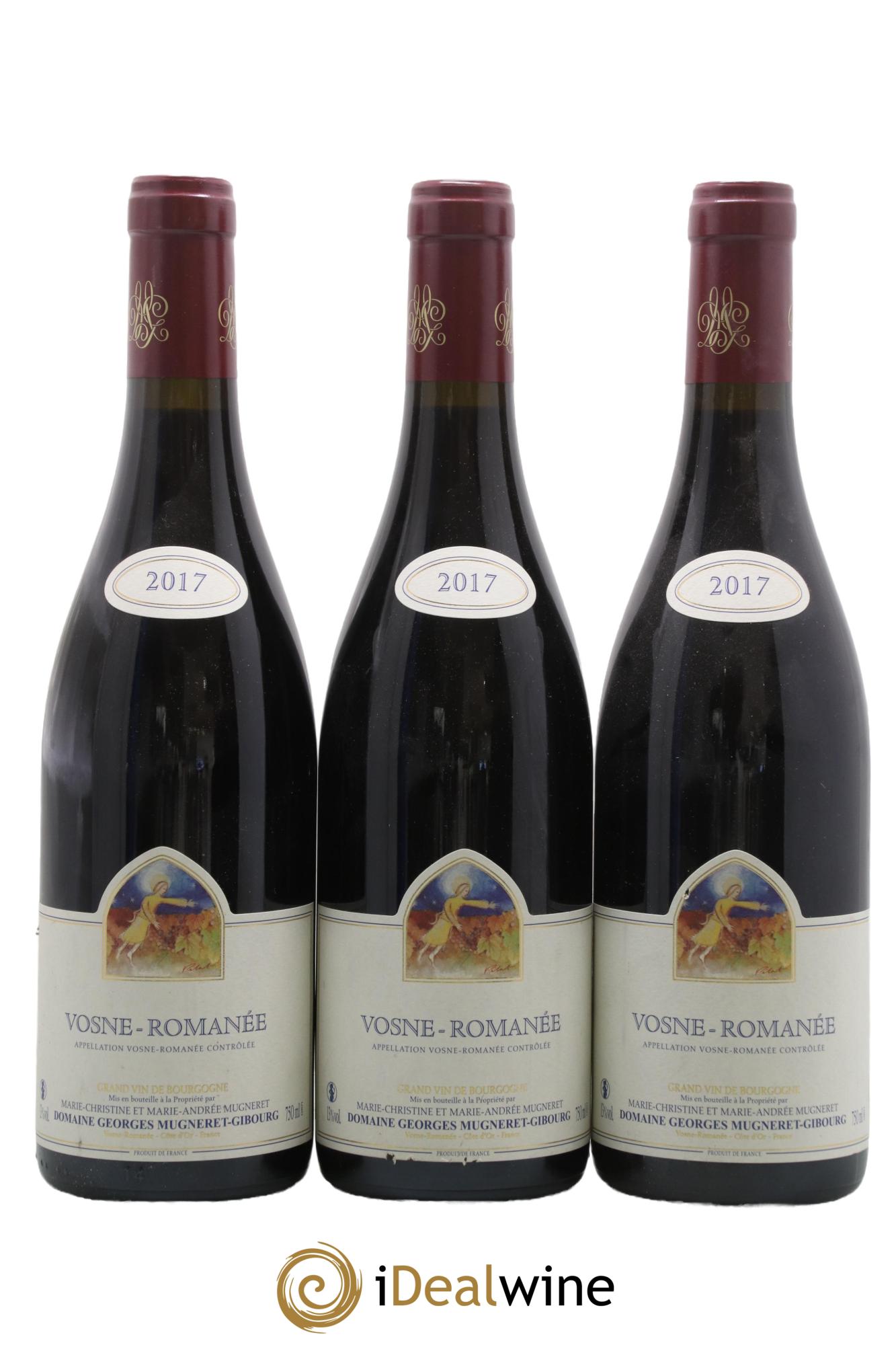 Vosne-Romanée Mugneret-Gibourg (Domaine) 2017 - Lot of 3 bottles - 0