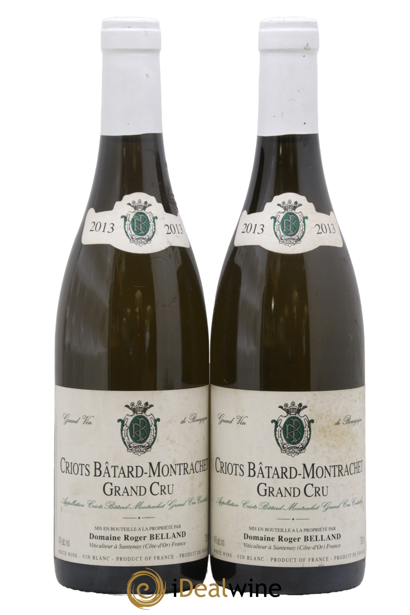 Criots-Bâtard-Montrachet Grand Cru Joseph Belland 2013 - Lot de 2 bouteilles - 0