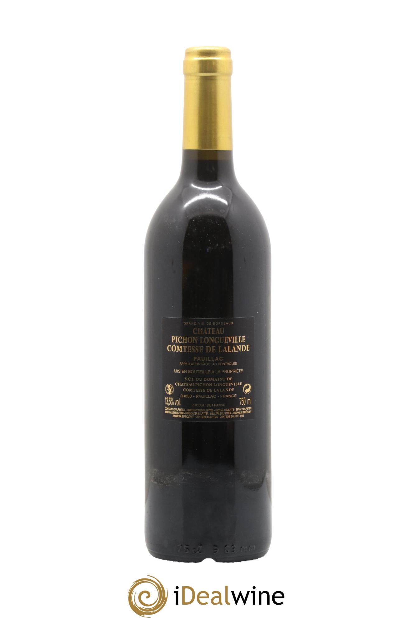 Château Pichon Longueville Comtesse de Lalande 2ème Grand Cru Classé 2016 - Lot de 1 bouteille - 1