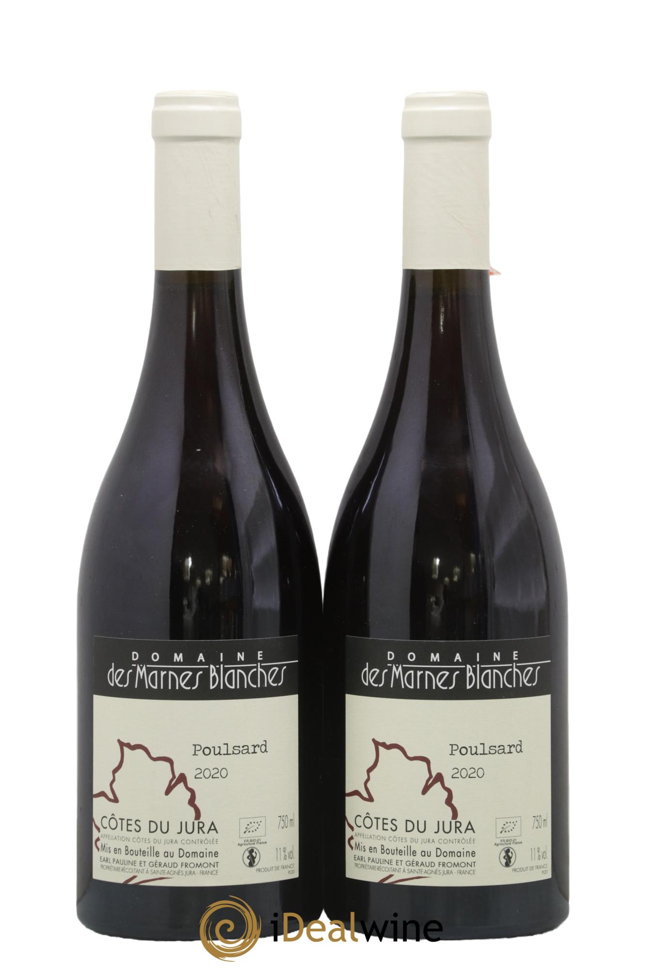 Côtes du Jura Poulsard Marnes Blanches (Domaine des) 2020 - Lot de 2 bouteilles - 0