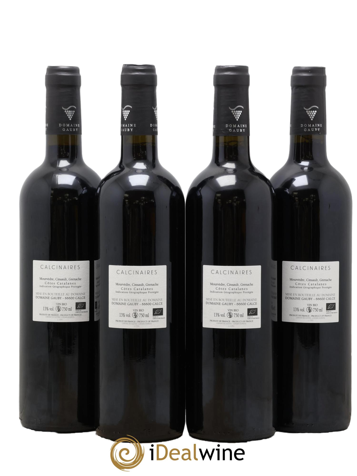 Côtes Catalanes Les Calcinaires Gauby (Domaine) 2022 - Lot de 4 bouteilles - 1