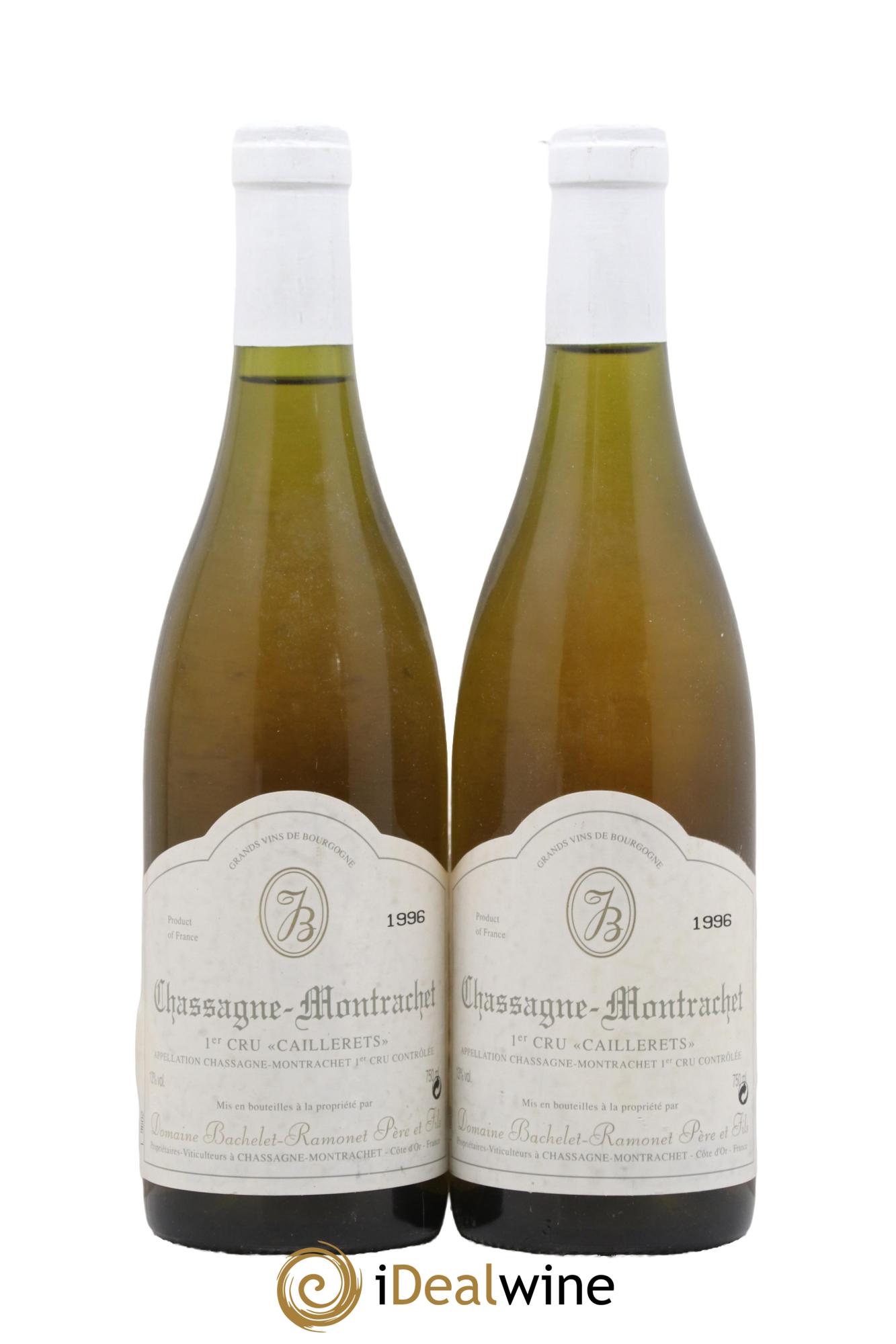 Chassagne-Montrachet 1er Cru Caillerets Bachelet-Ramonet (Domaine) 1996 - Lot de 2 bouteilles - 0