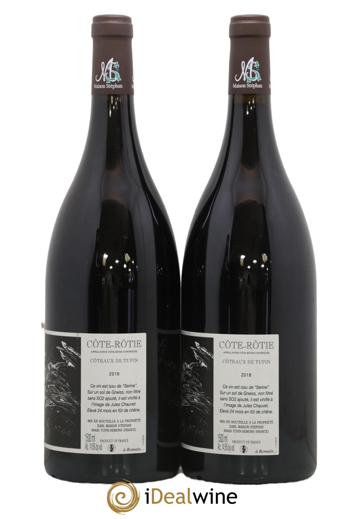 Côte-Rôtie Coteaux de Tupin Jean-Michel Stephan 2018 - Lot de 2 magnums - 1