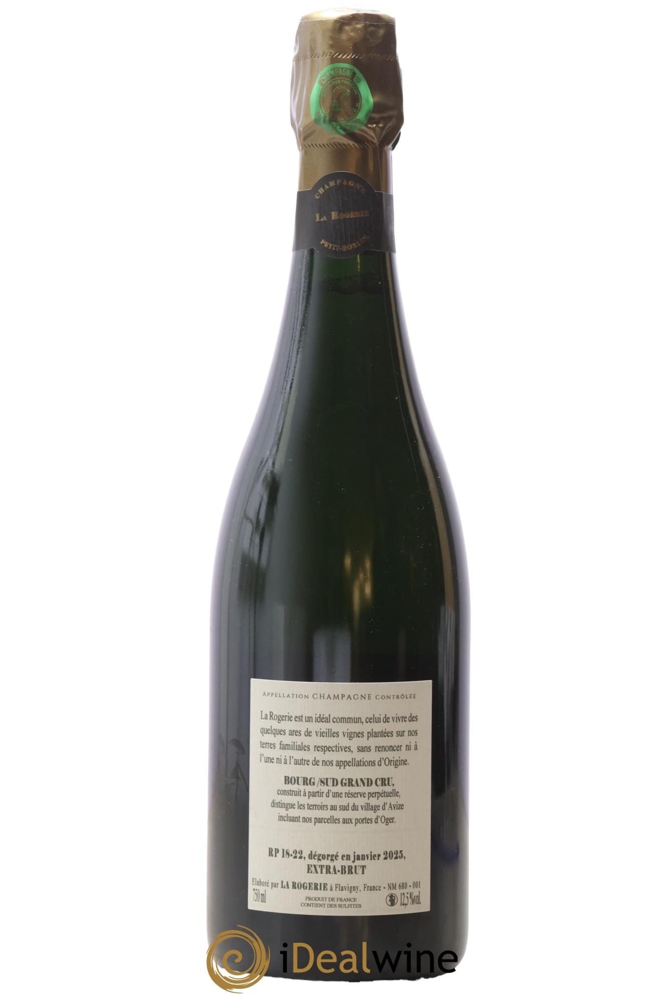 Bourg/Sud Réserve Perpétuelle Grand Cru Extra-Brut La Rogerie - Lot de 1 bouteille - 1
