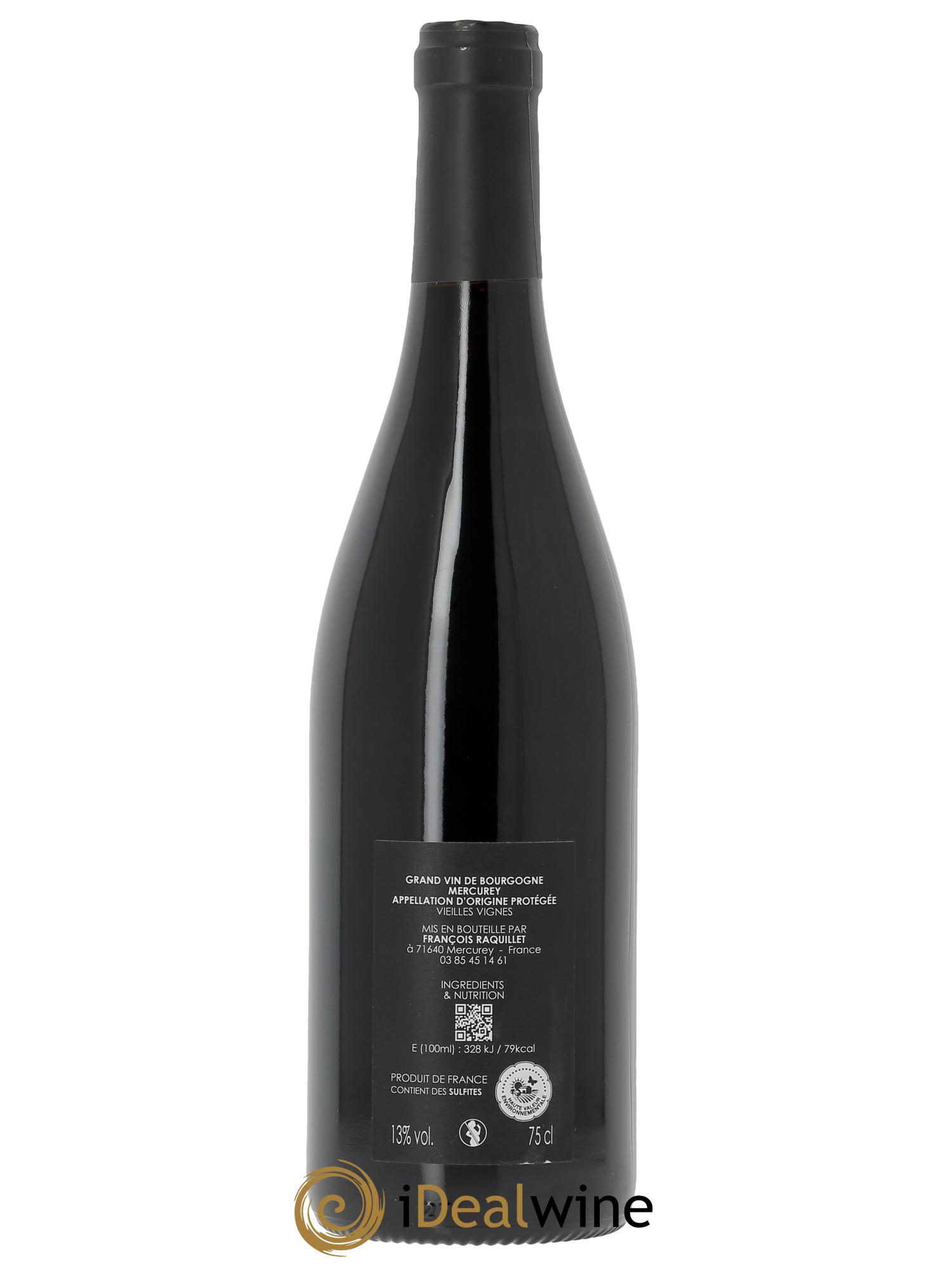 Mercurey Vieilles Vignes François Raquillet  2024 - Lotto di 1 bottiglia - 1
