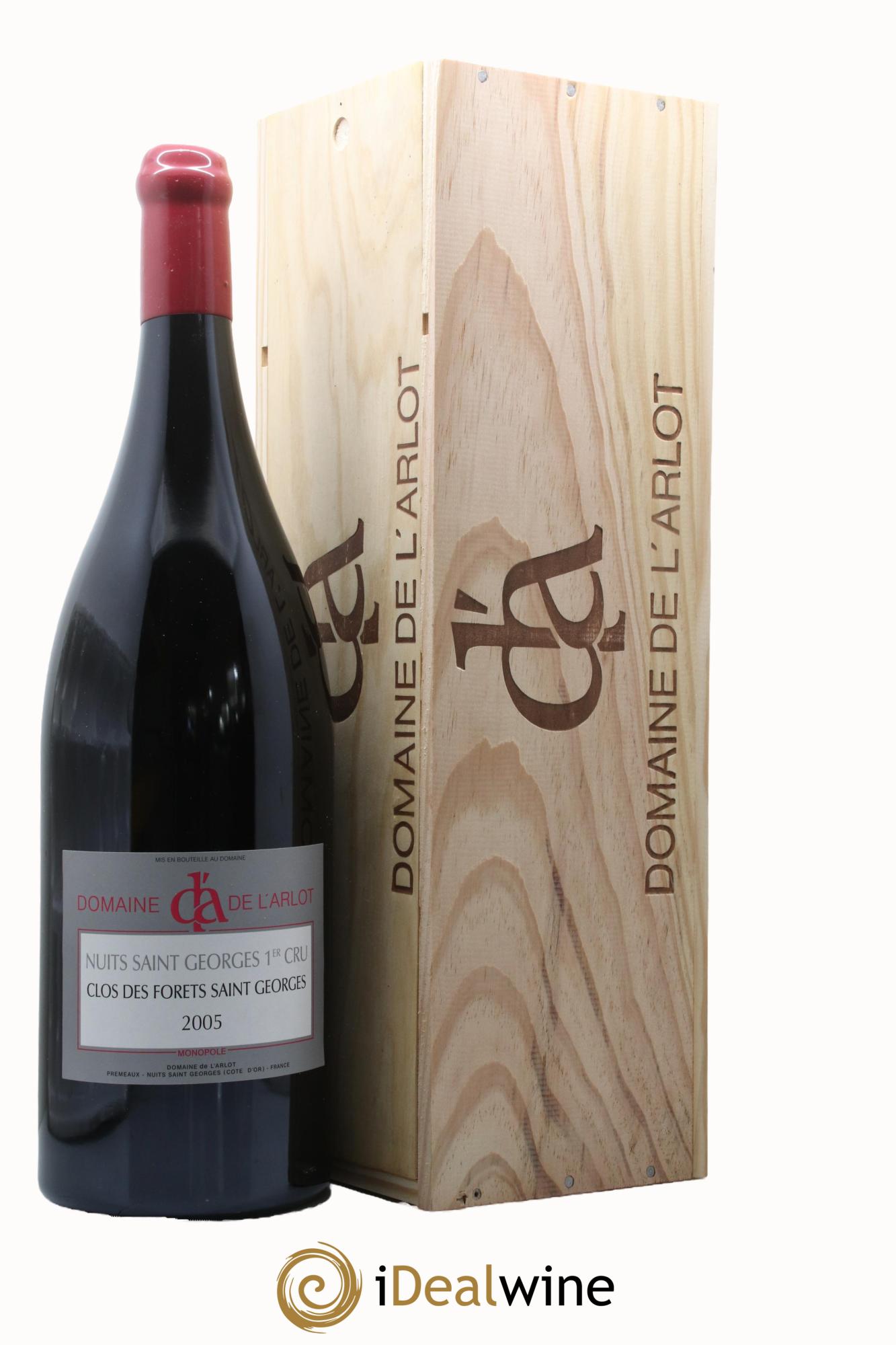 Nuits-Saint-Georges 1er Cru Clos des Forêts Saint-Georges Domaine de l'Arlot (dégustation au domaine incluse) 2005 - Lot de 1 double magnum - 0