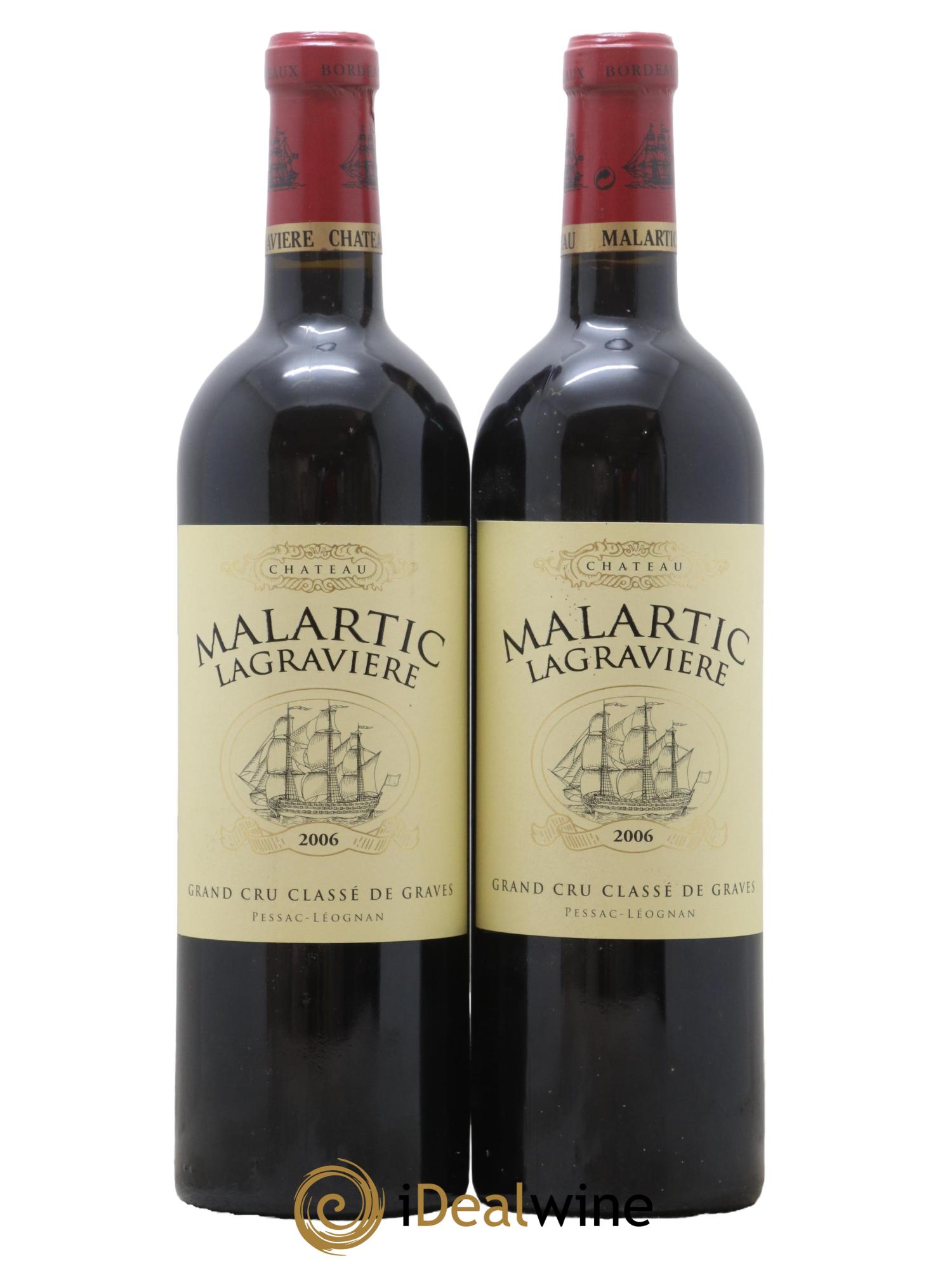 Château Malartic-Lagravière Cru Classé de Graves 2006 - Lot de 2 bouteilles - 0