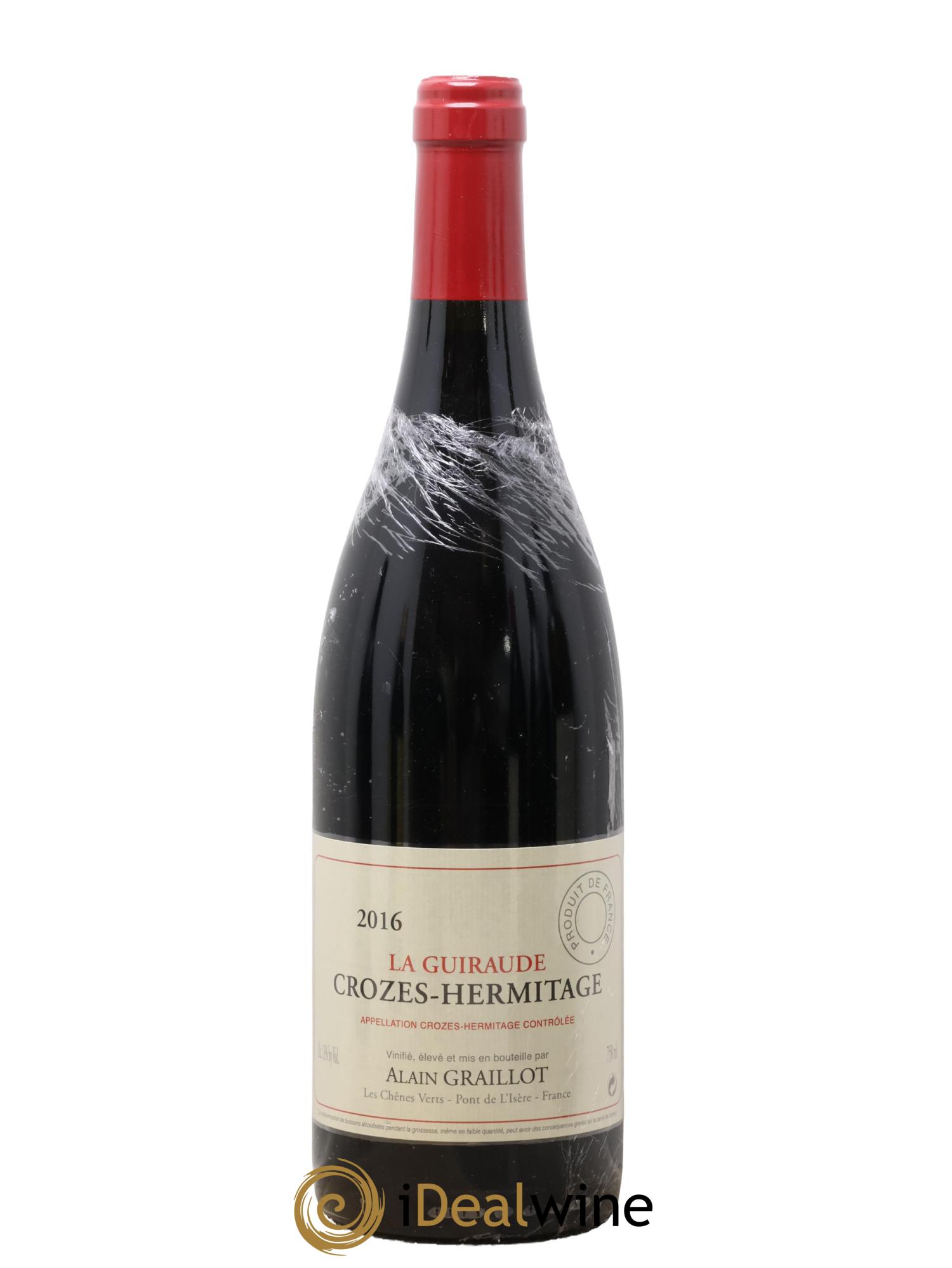 Crozes-Hermitage La Guiraude Domaine Graillot 2016 - Lot de 1 bouteille - 0