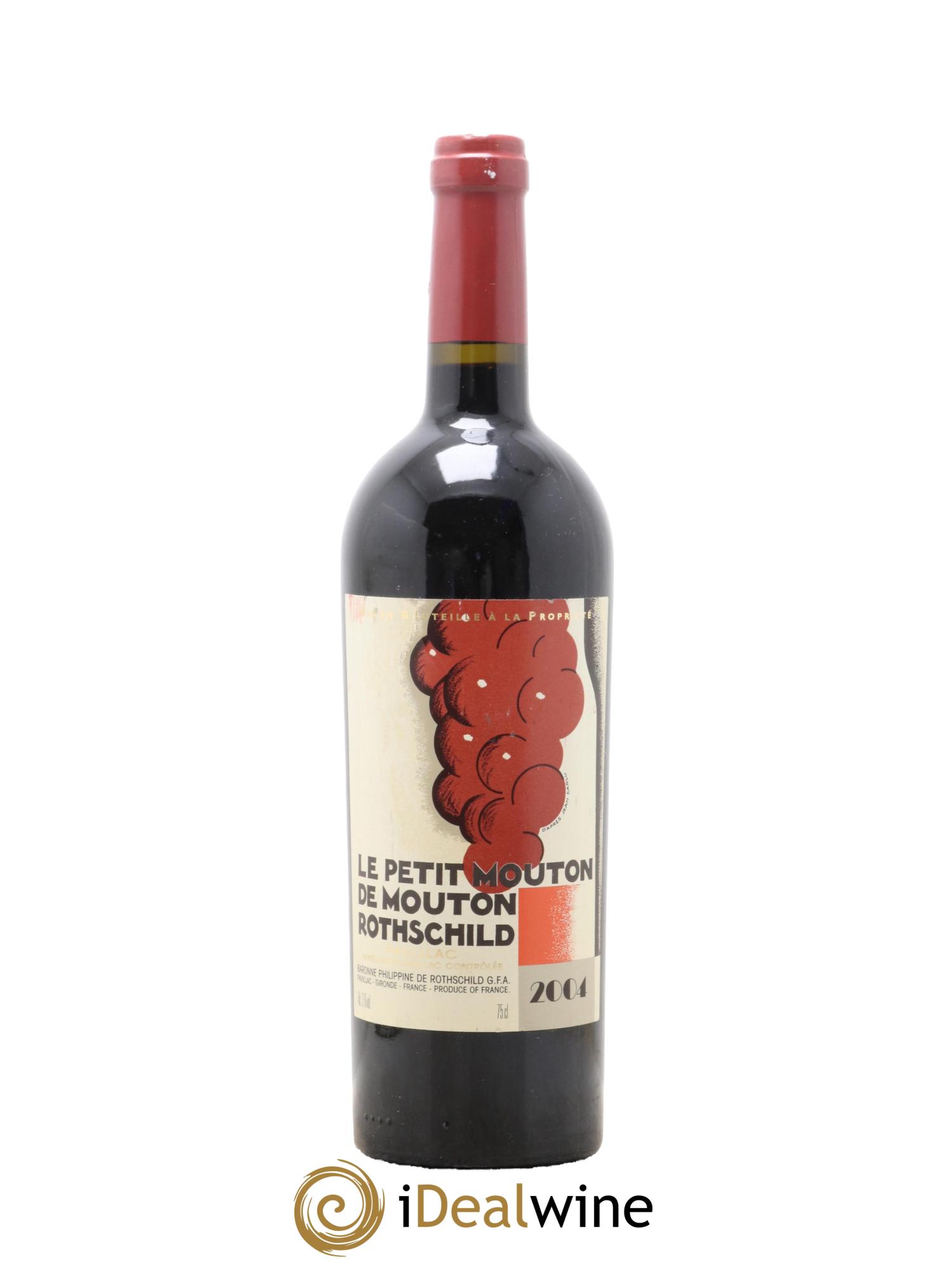 Petit Mouton Second Vin 2004 - Posten von 1 Flasche - 0