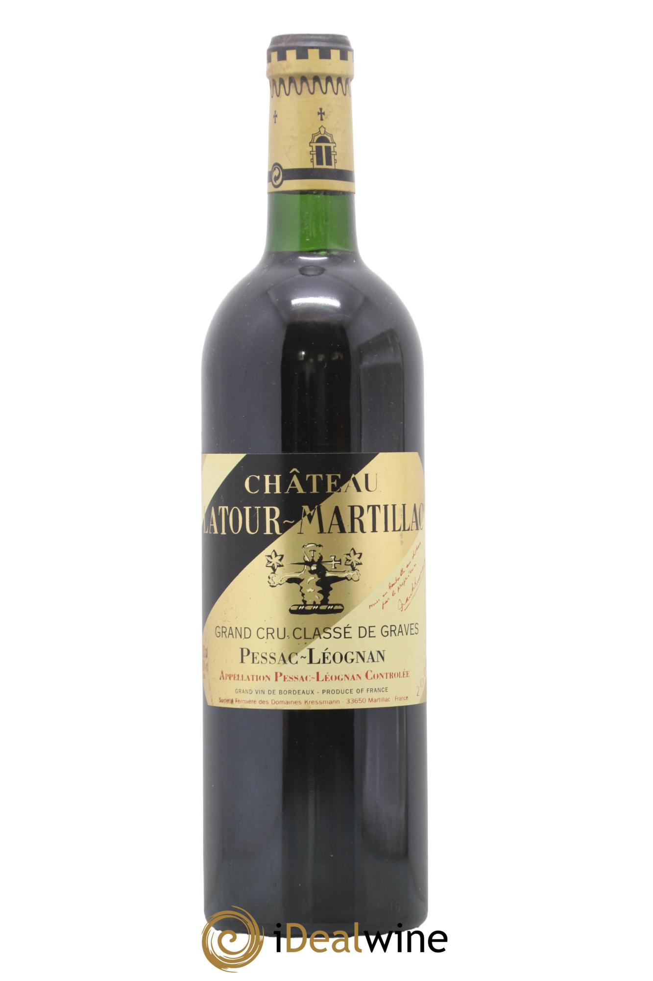 Château Latour-Martillac Cru Classé de Graves 2000 - Lotto di 1 bottiglia - 0