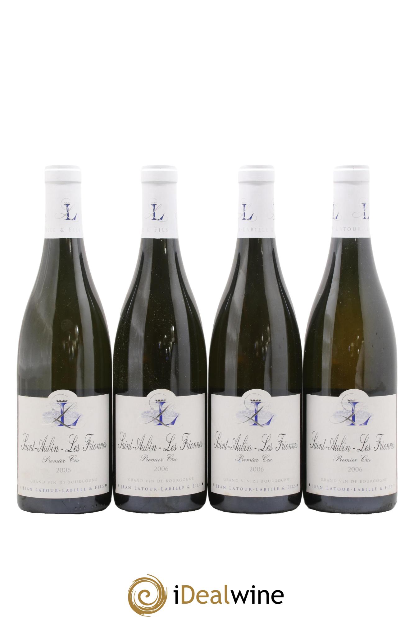 Saint-Aubin 1er Cru Les Frionnes Jean Latour Labille et Fils 2006 - Lot de 4 bouteilles - 0