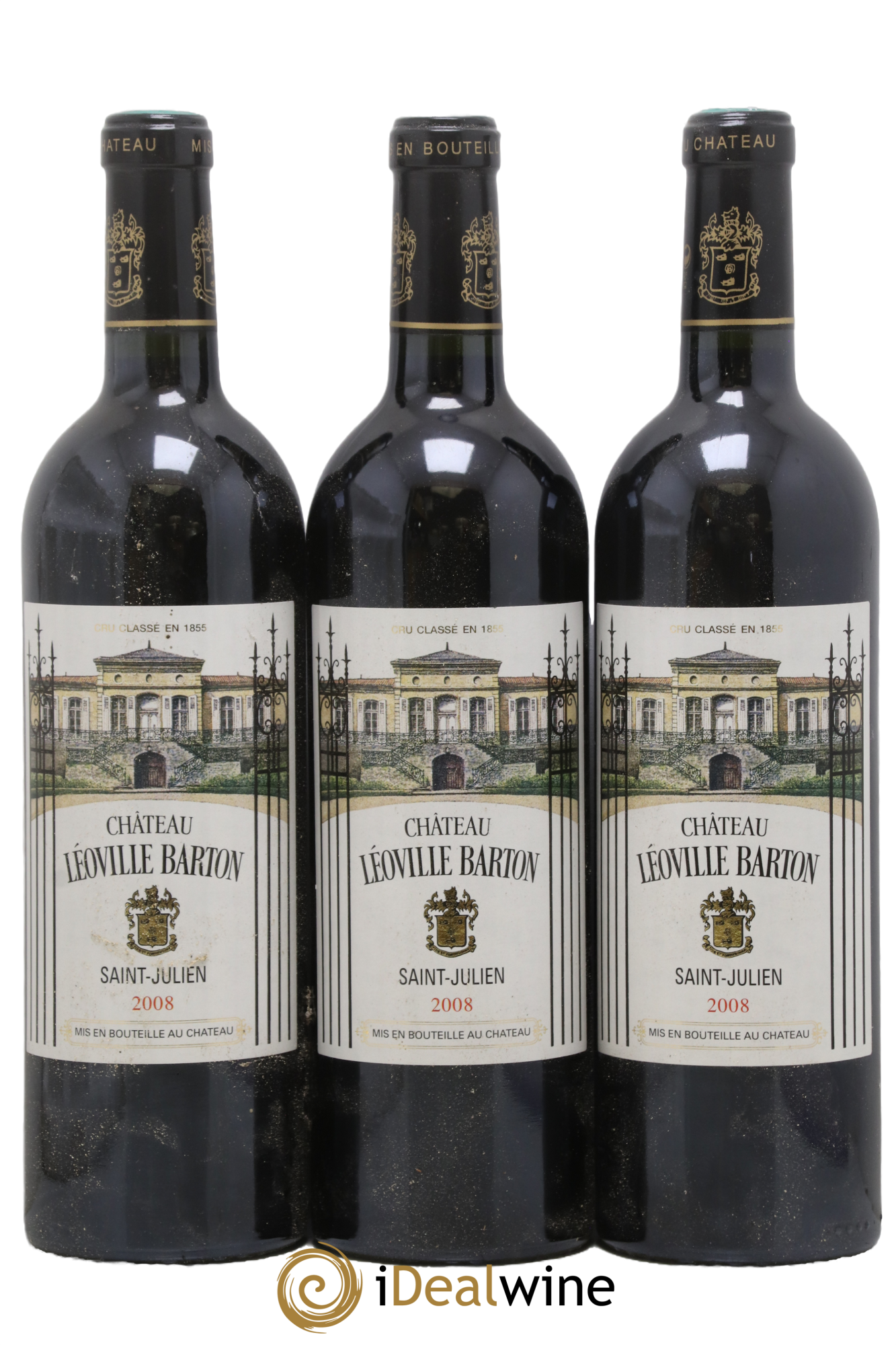 Château Léoville Barton 2ème Grand Cru Classé 2008 - Lot de 3 bouteilles - 0