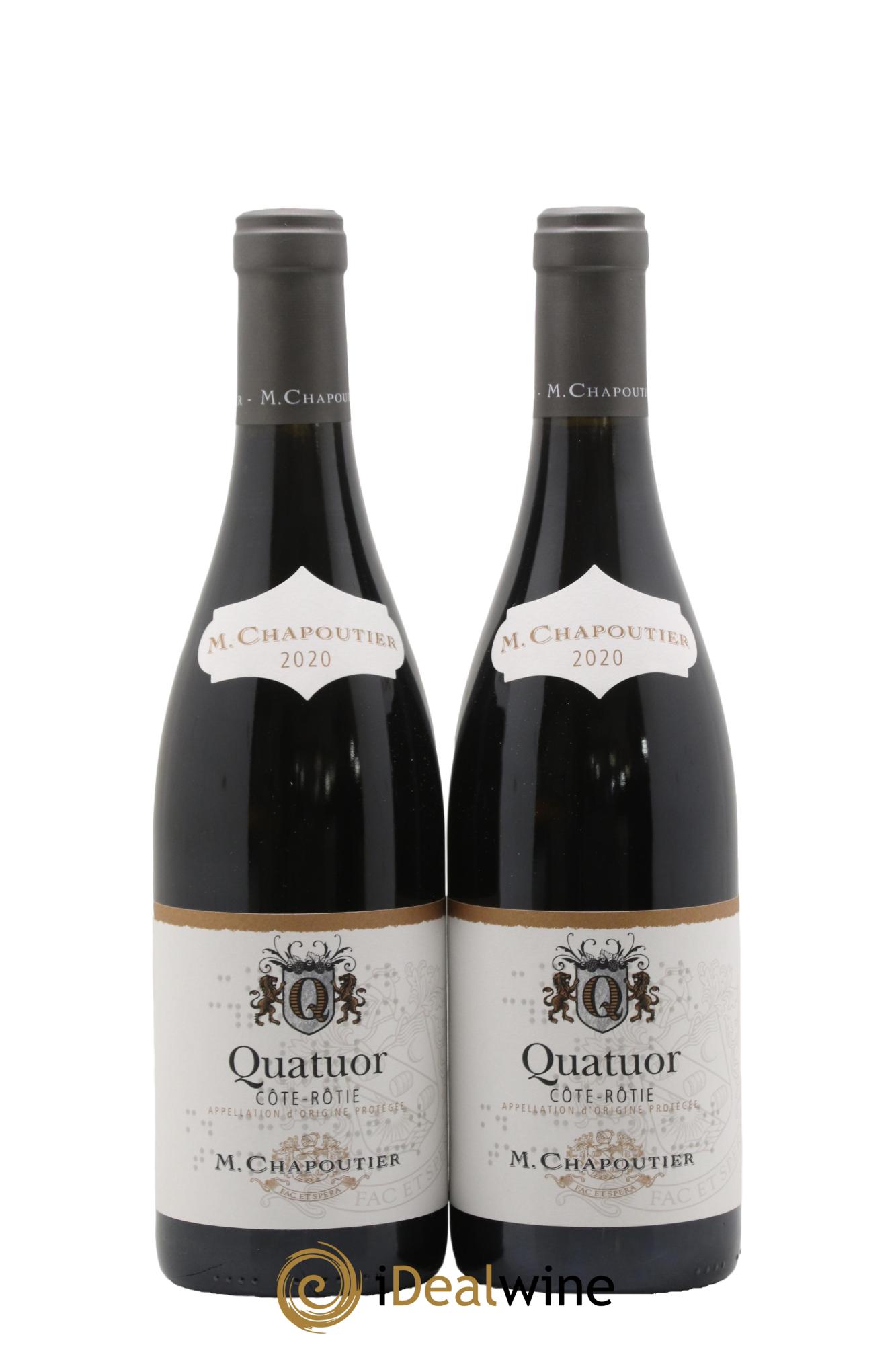Côte-Rôtie Quatuor M. Chapoutier 2020 - Lotto di 2 bottiglie - 0
