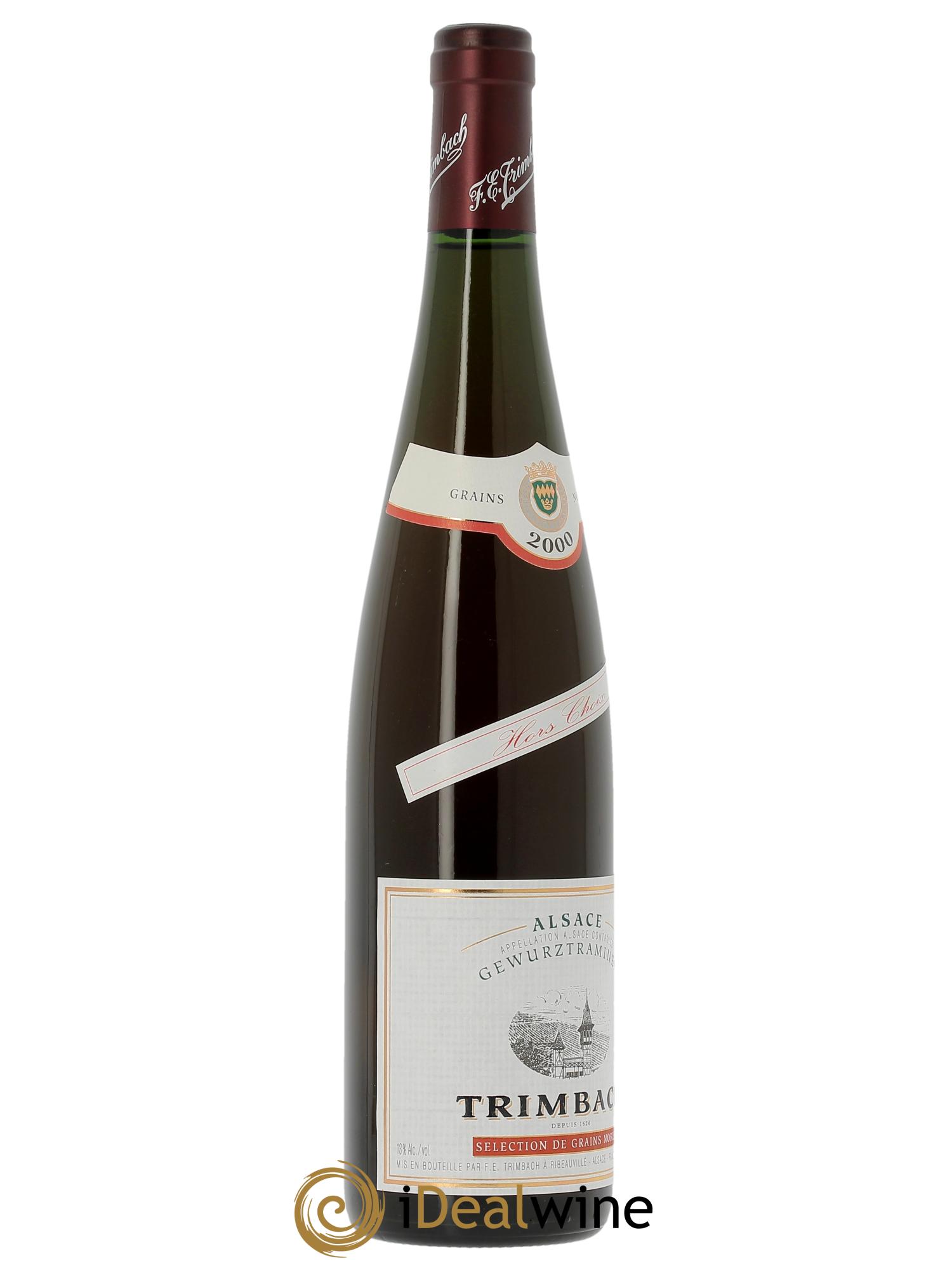 Alsace Gewurztraminer Sélection de Grains Nobles Trimbach (Domaine)  2000 - Lot of 1 bottle - 2