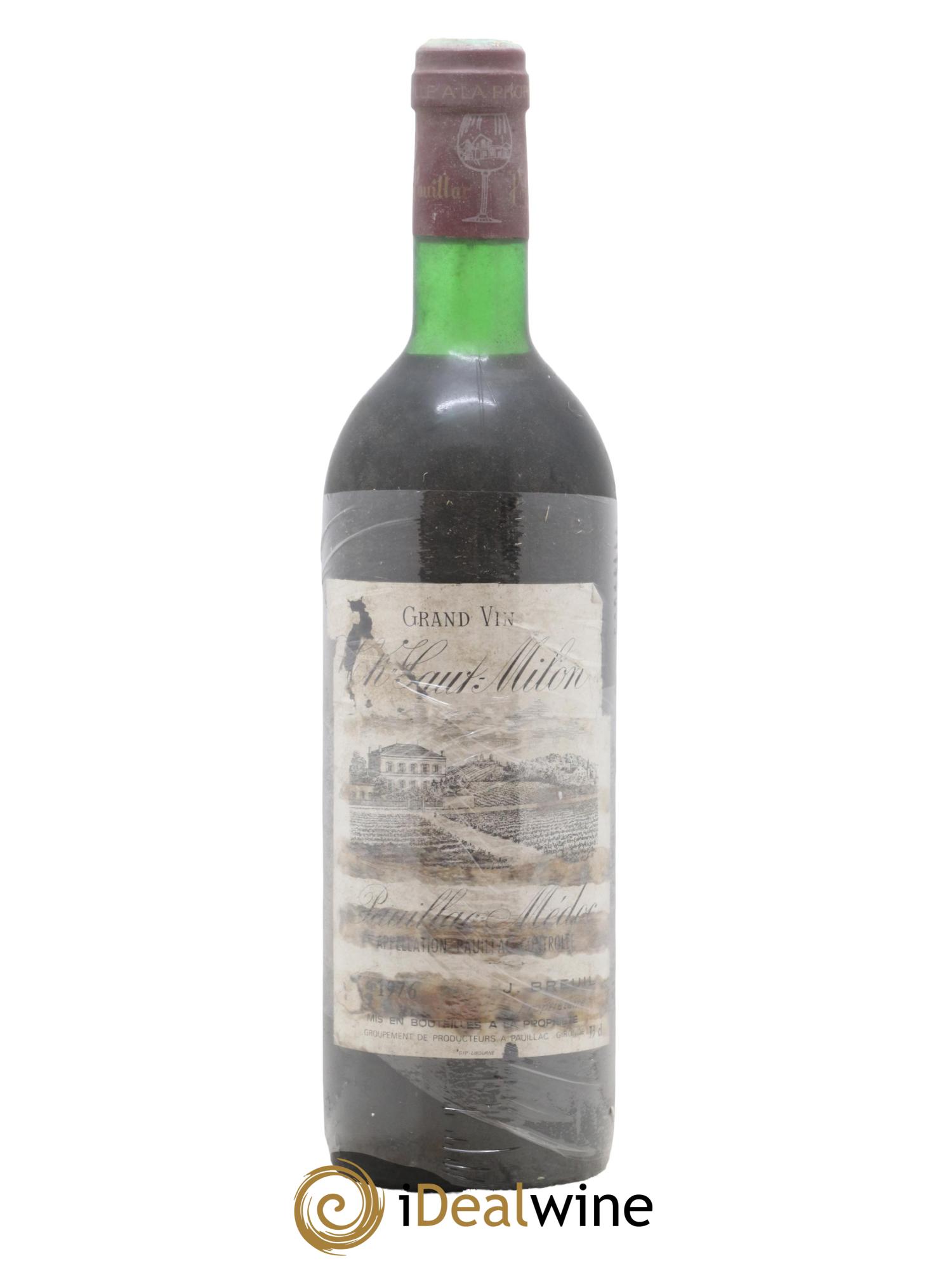 Pauillac Chateau Haut Milon 1976 - Lot de 1 bouteille - 0