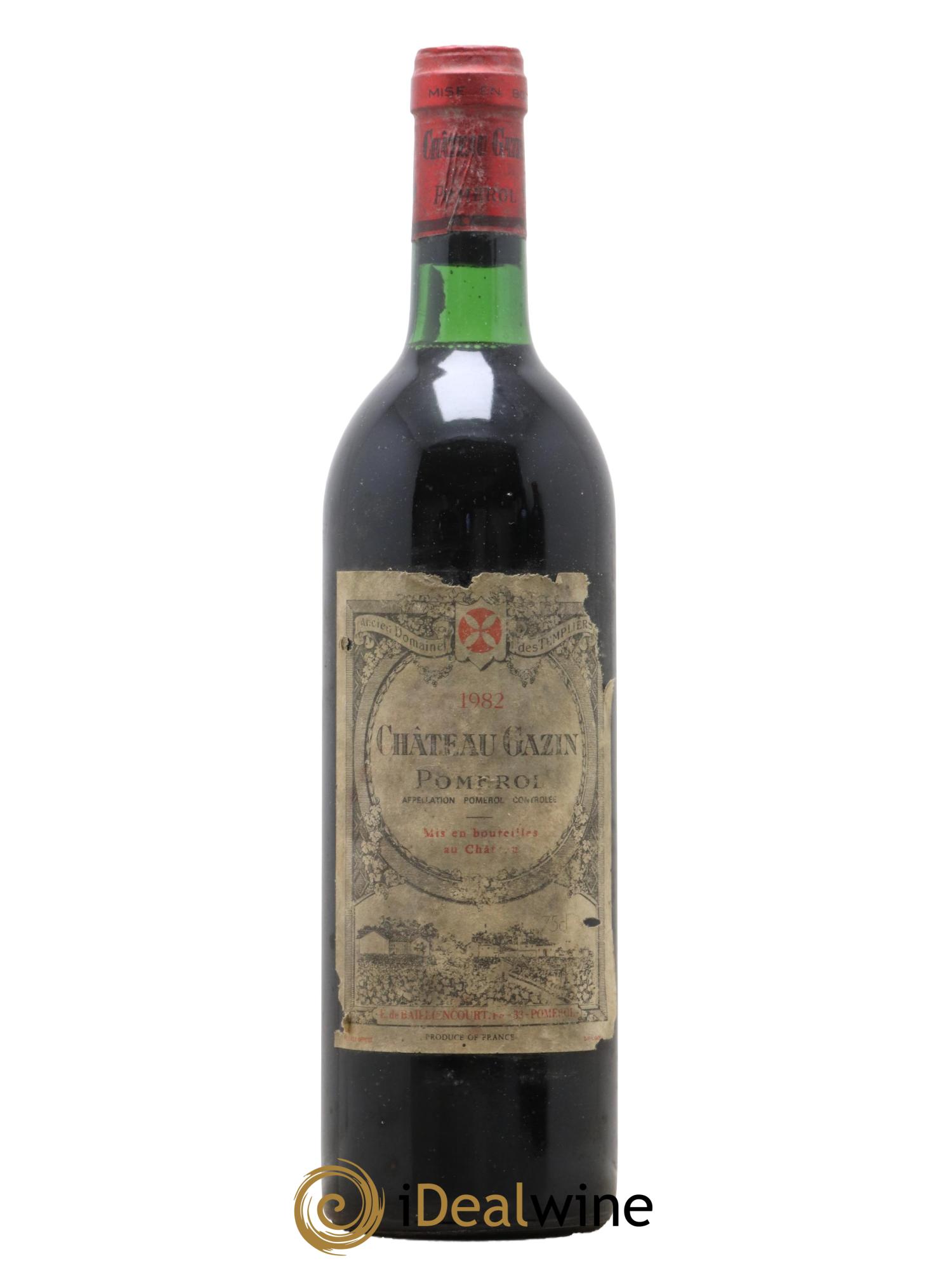 Château Gazin 1982 - Posten von 1 Flasche - 0