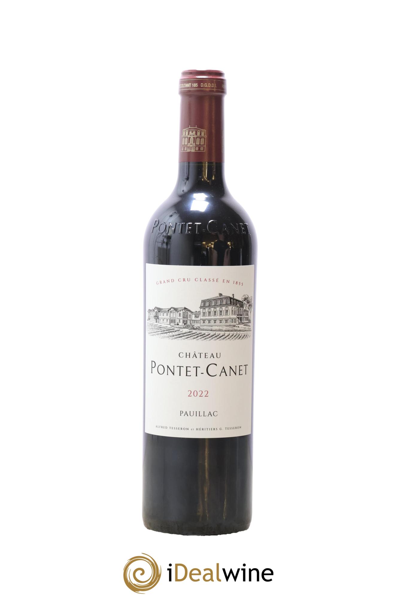 Château Pontet Canet 5ème Grand Cru Classé 2022 - Lot de 1 bouteille - 1