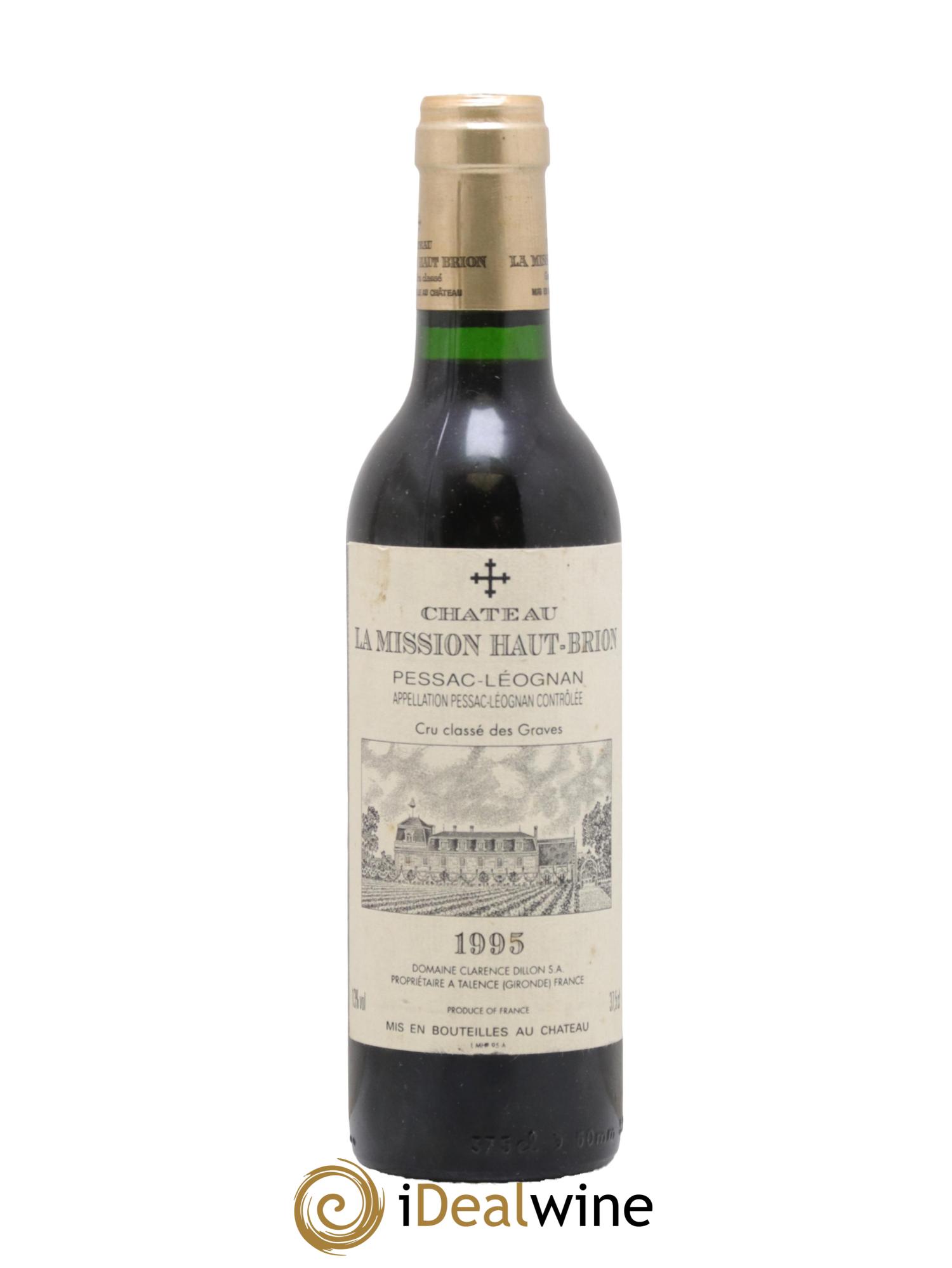 Château la Mission Haut-Brion Cru Classé de Graves 1995 - Lotto di 1 mezza bottiglia - 0