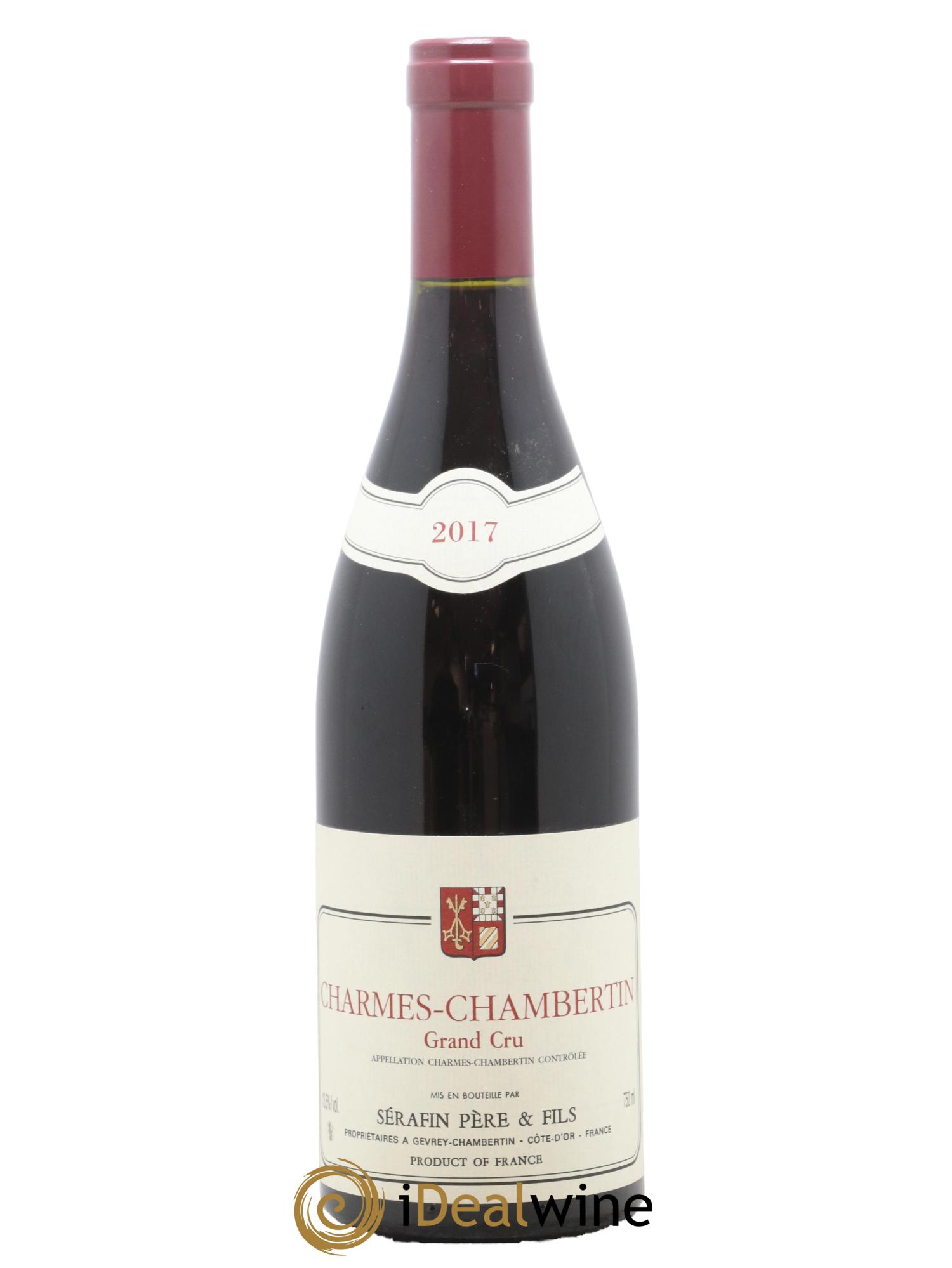 Charmes-Chambertin Grand Cru Christian Sérafin Père et Fils 2017 - Lot de 1 bouteille - 0
