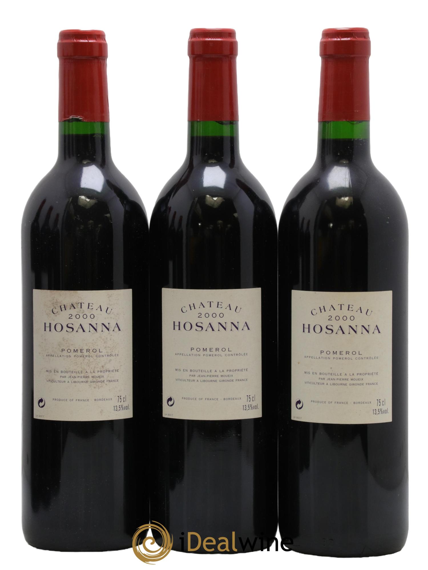 Château Hosanna 2000 - Lot of 6 bottles - 3
