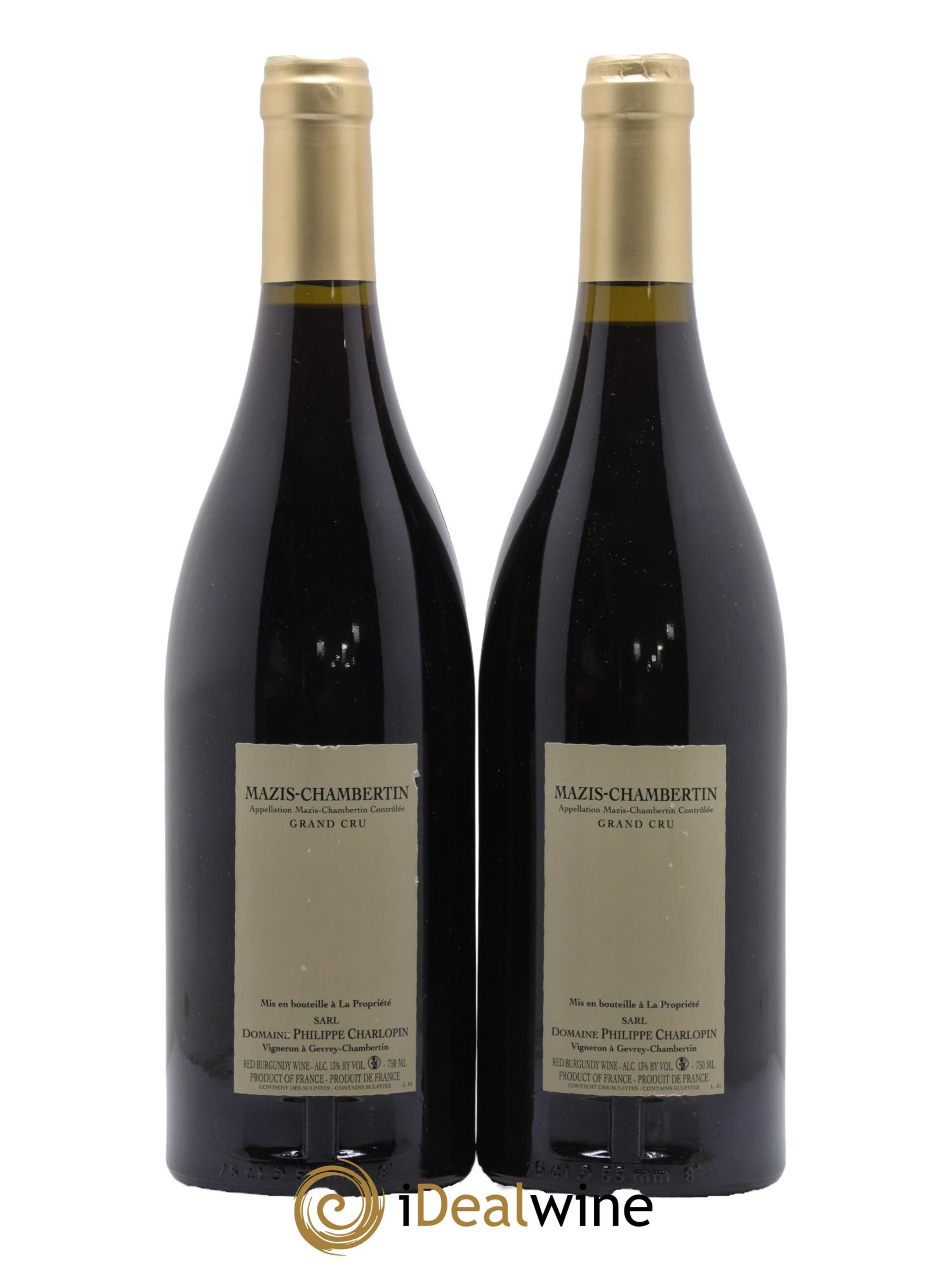 Mazis-Chambertin Grand Cru Charlopin-Parizot 2014 - Lot de 2 bouteilles - 1