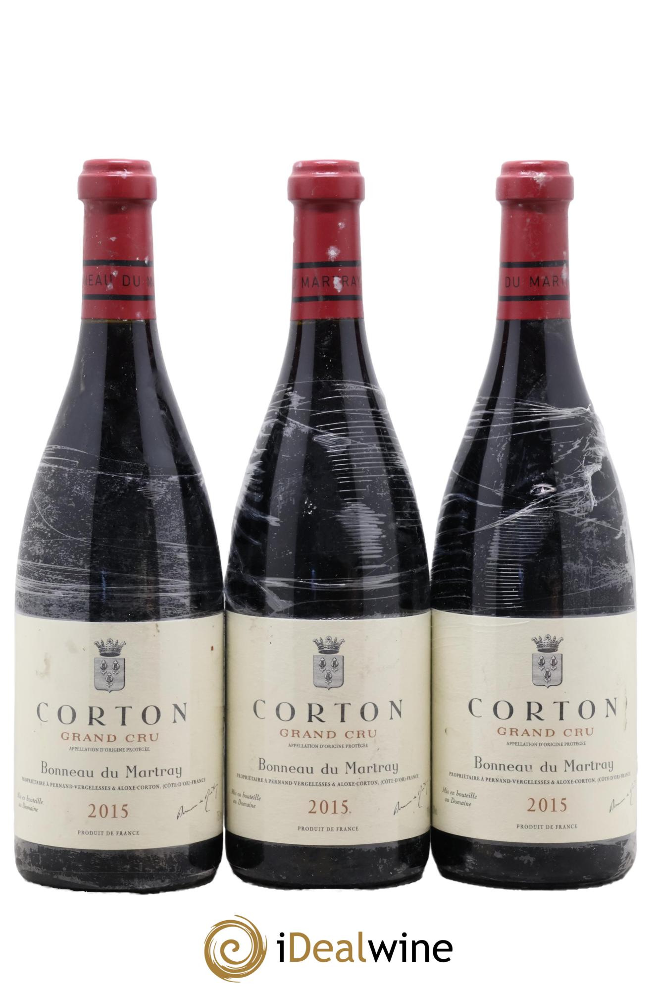 Corton Grand Cru Bonneau du Martray (Domaine) 2015 - Lot de 3 bouteilles - 0