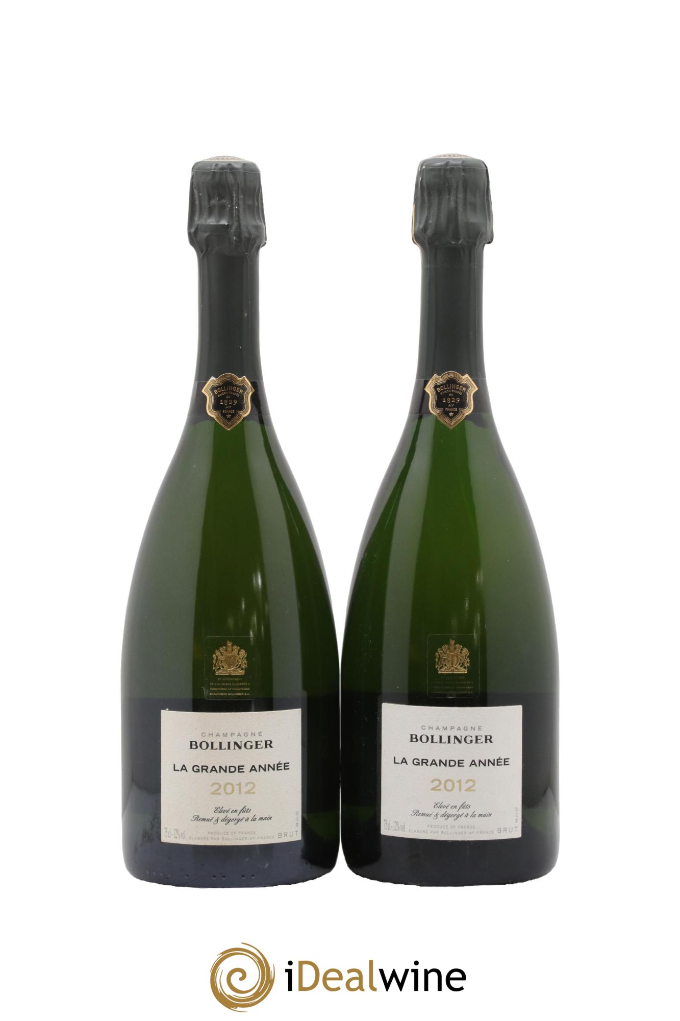 Grande Année Brut Bollinger 2012 - Lot de 2 bouteilles - 0