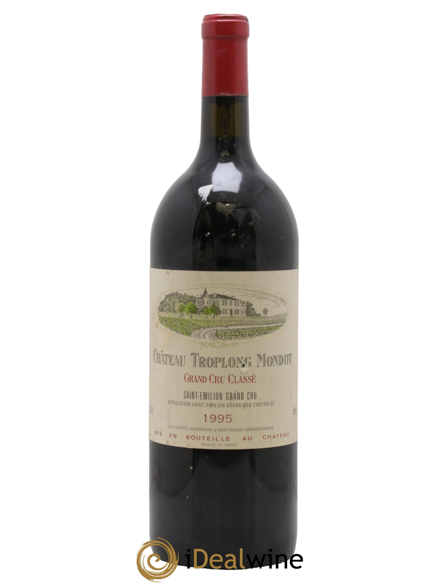 Château Troplong Mondot 1er Grand Cru Classé B 1995 - Lot de 1 magnum - 0