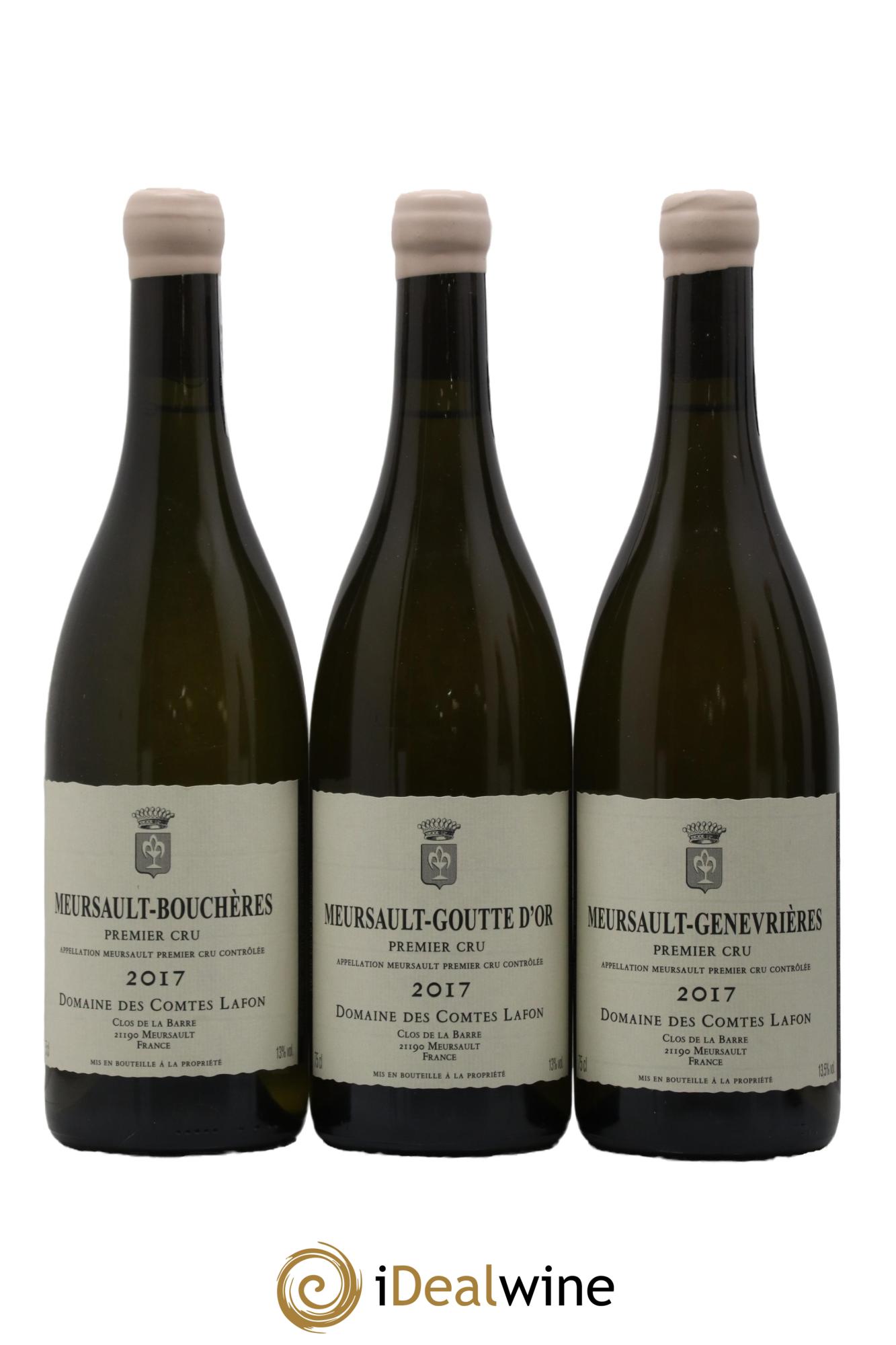 Meursault 1er Cru Caisse Prestige 6 Climats Comtes Lafon (Domaine des) 2017 - Lotto di 6 bottiglie - 1