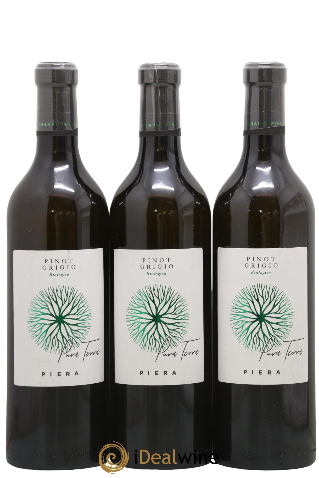 Italie Venezie Pura Terra Pinot Grigio Piera 2022 - Lot de 3 bouteilles - 0