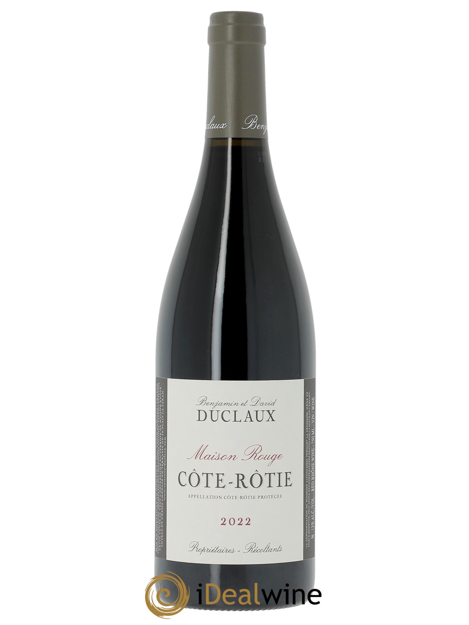Côte-Rôtie Maison Rouge Domaine Duclaux  2022 - Lotto di 1 bottiglia - 0