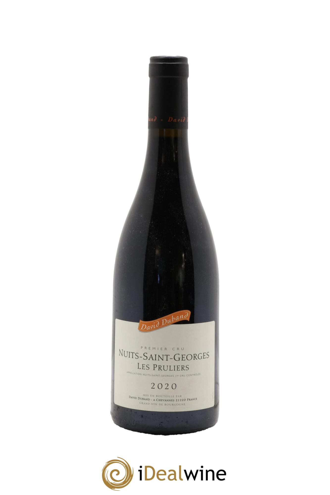Nuits-Saint-Georges 1er Cru Les Pruliers David Duband (Domaine) 2020 - Lot of 1 bottle - 0