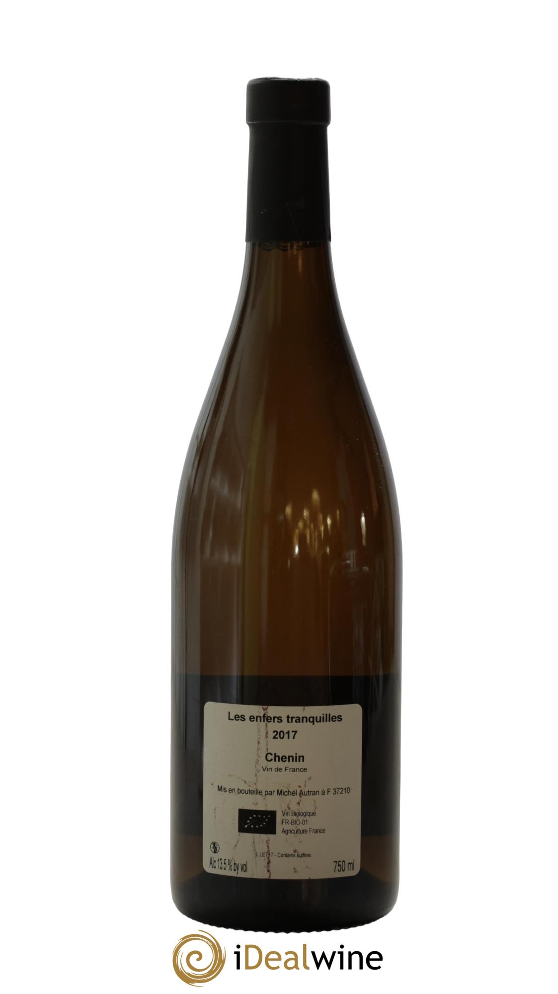 Vin de France Les Enfers Tranquilles Michel Autran 2017 - Lot de 1 bouteille - 1